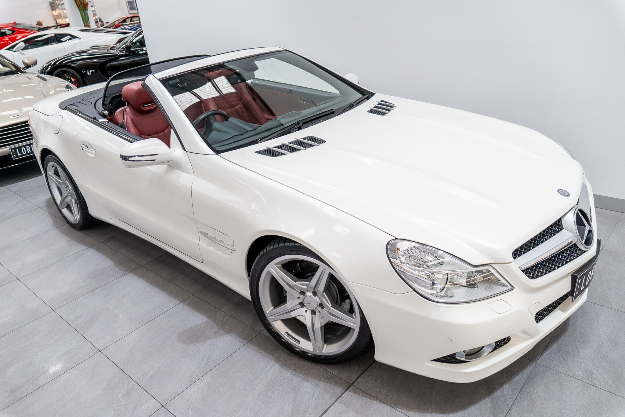 2008 MERCEDES-BENZ SL350 R230 08 UPGRADE 7 SP AUTOMATIC G-TRONIC 2D CONVERTIBLE