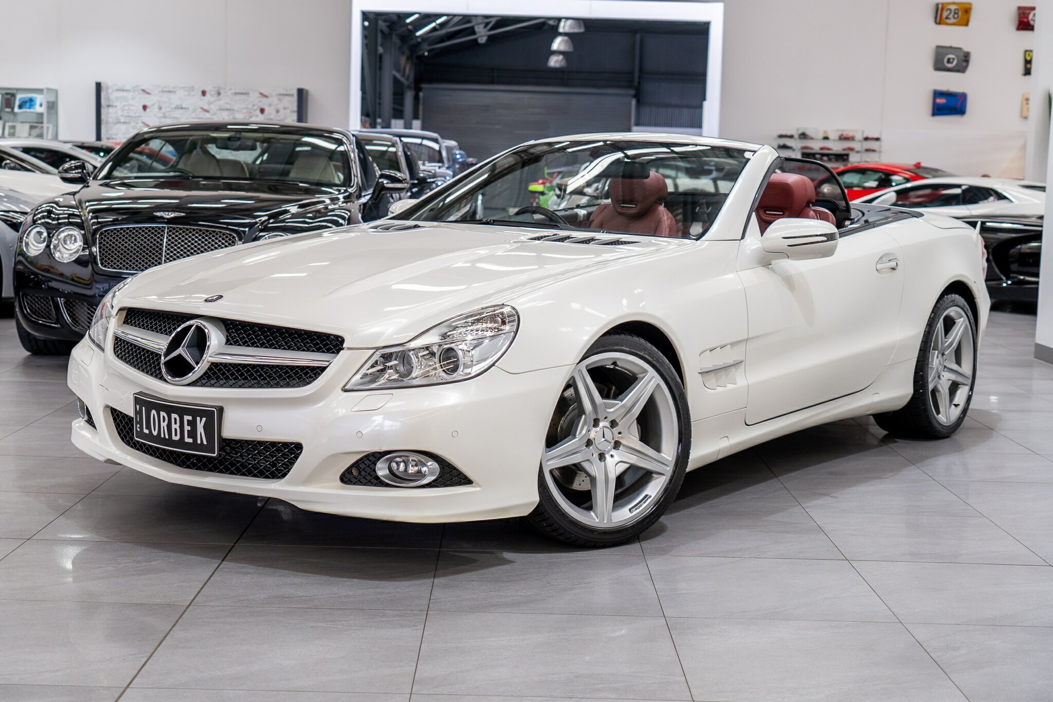 2008 MERCEDES-BENZ SL350 R230 08 UPGRADE 7 SP AUTOMATIC G-TRONIC 2D CONVERTIBLE