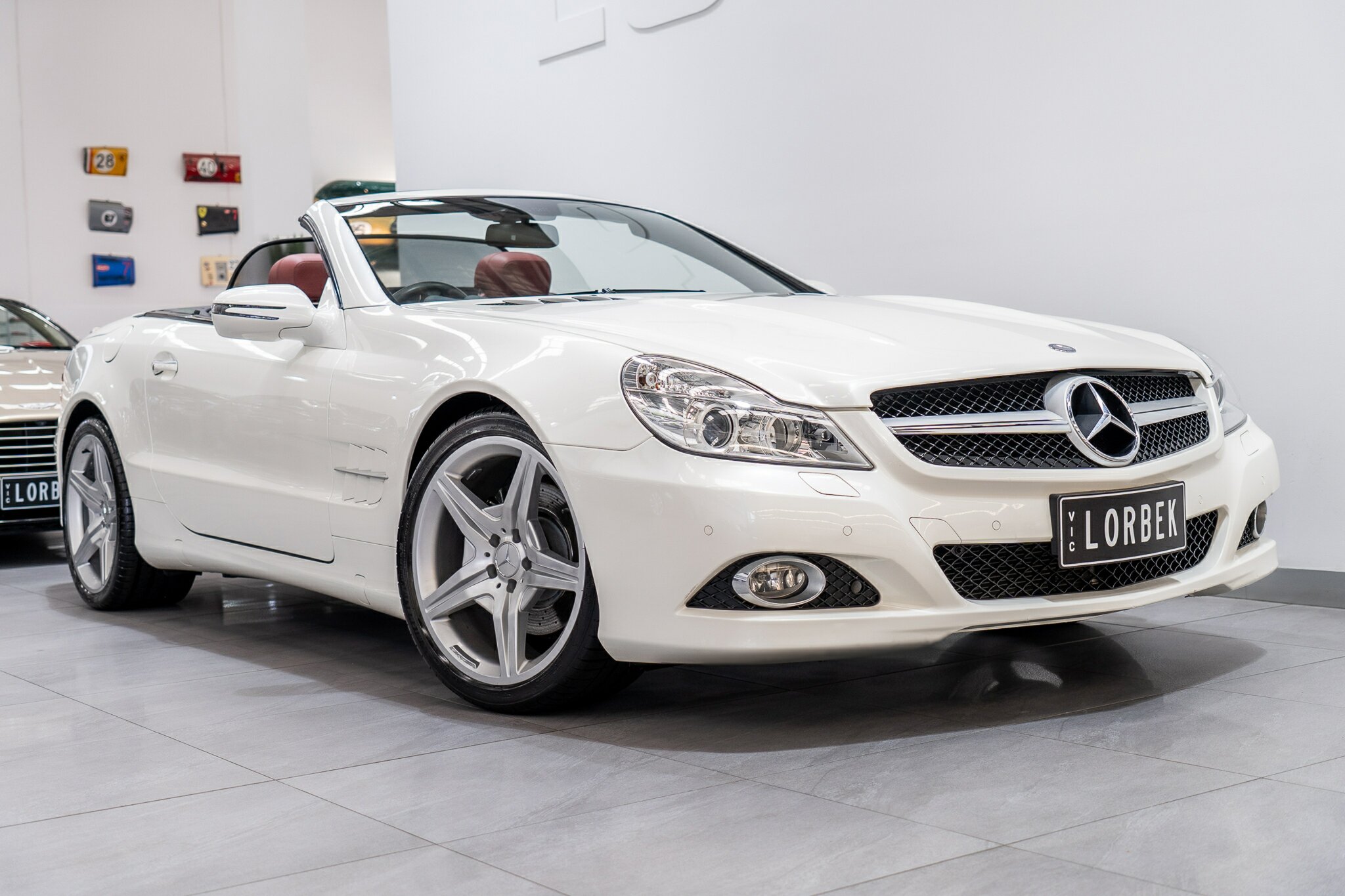 2008 MERCEDES-BENZ SL350 R230 08 UPGRADE 7 SP AUTOMATIC G-TRONIC 2D CONVERTIBLE