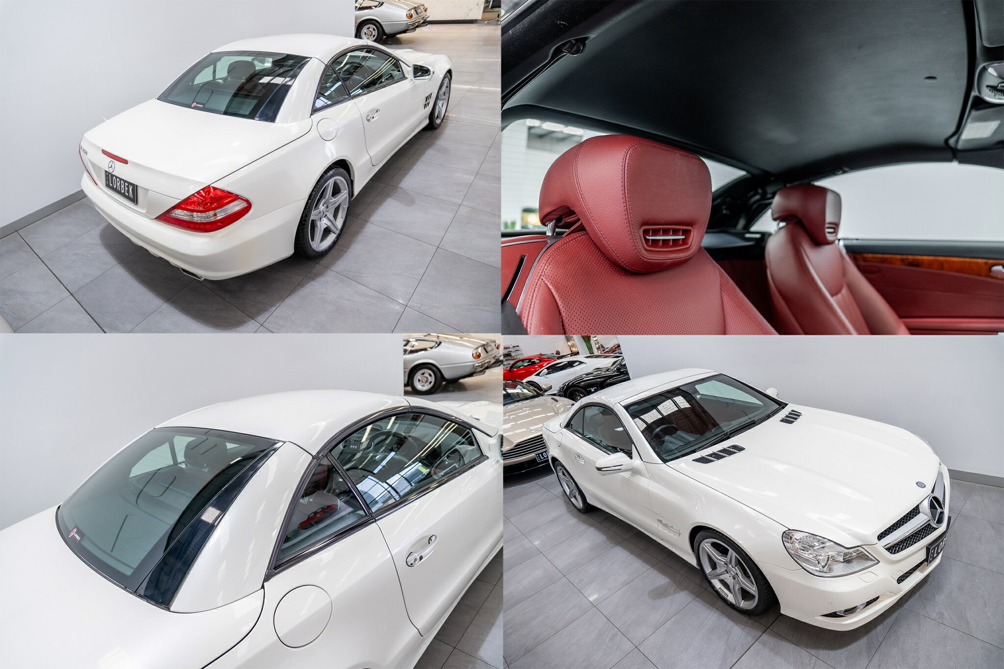 2008 MERCEDES-BENZ SL350 R230 08 UPGRADE 7 SP AUTOMATIC G-TRONIC 2D CONVERTIBLE
