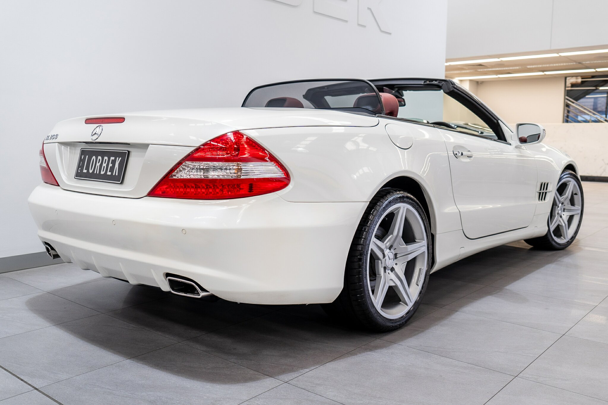2008 MERCEDES-BENZ SL350 R230 08 UPGRADE 7 SP AUTOMATIC G-TRONIC 2D CONVERTIBLE