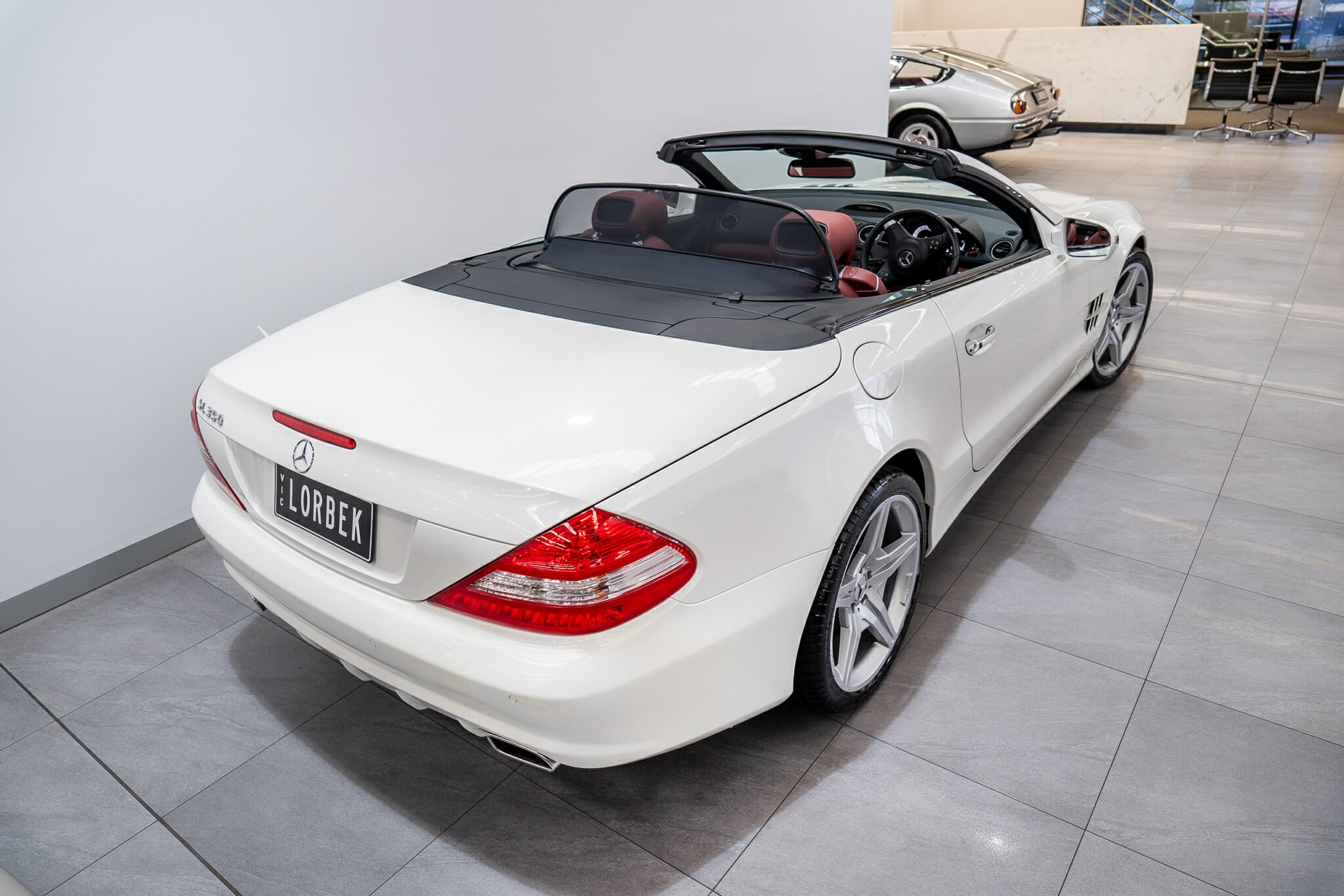 2008 MERCEDES-BENZ SL350 R230 08 UPGRADE 7 SP AUTOMATIC G-TRONIC 2D CONVERTIBLE