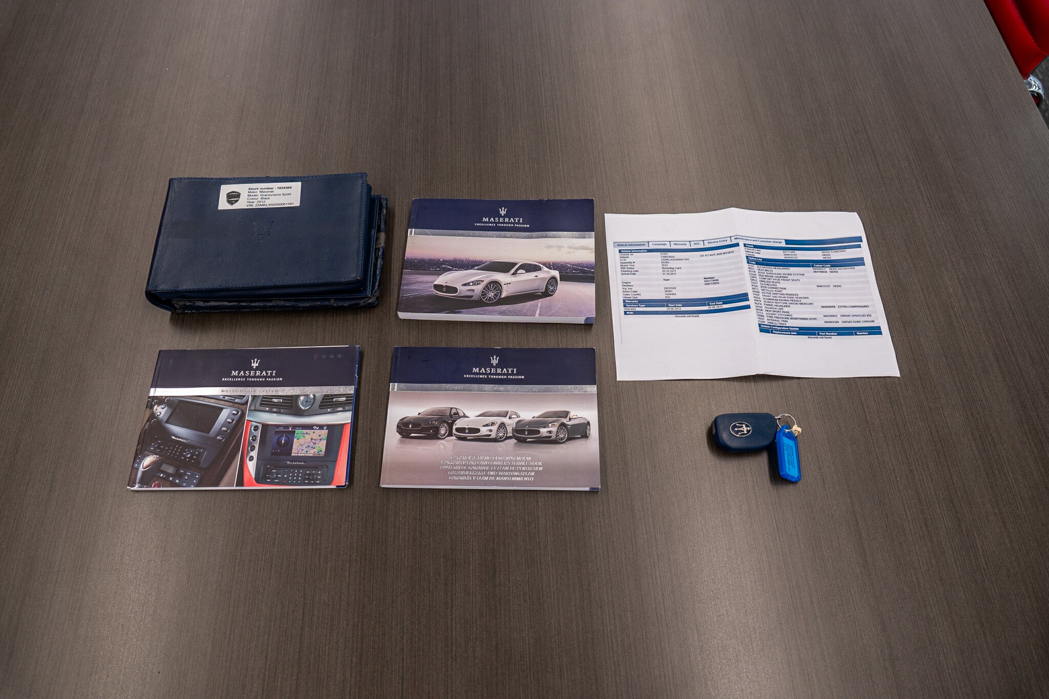 2011 MASERATI GRANTURISMO 6 SP SEQUENTIAL MANUAL 2D COUPE