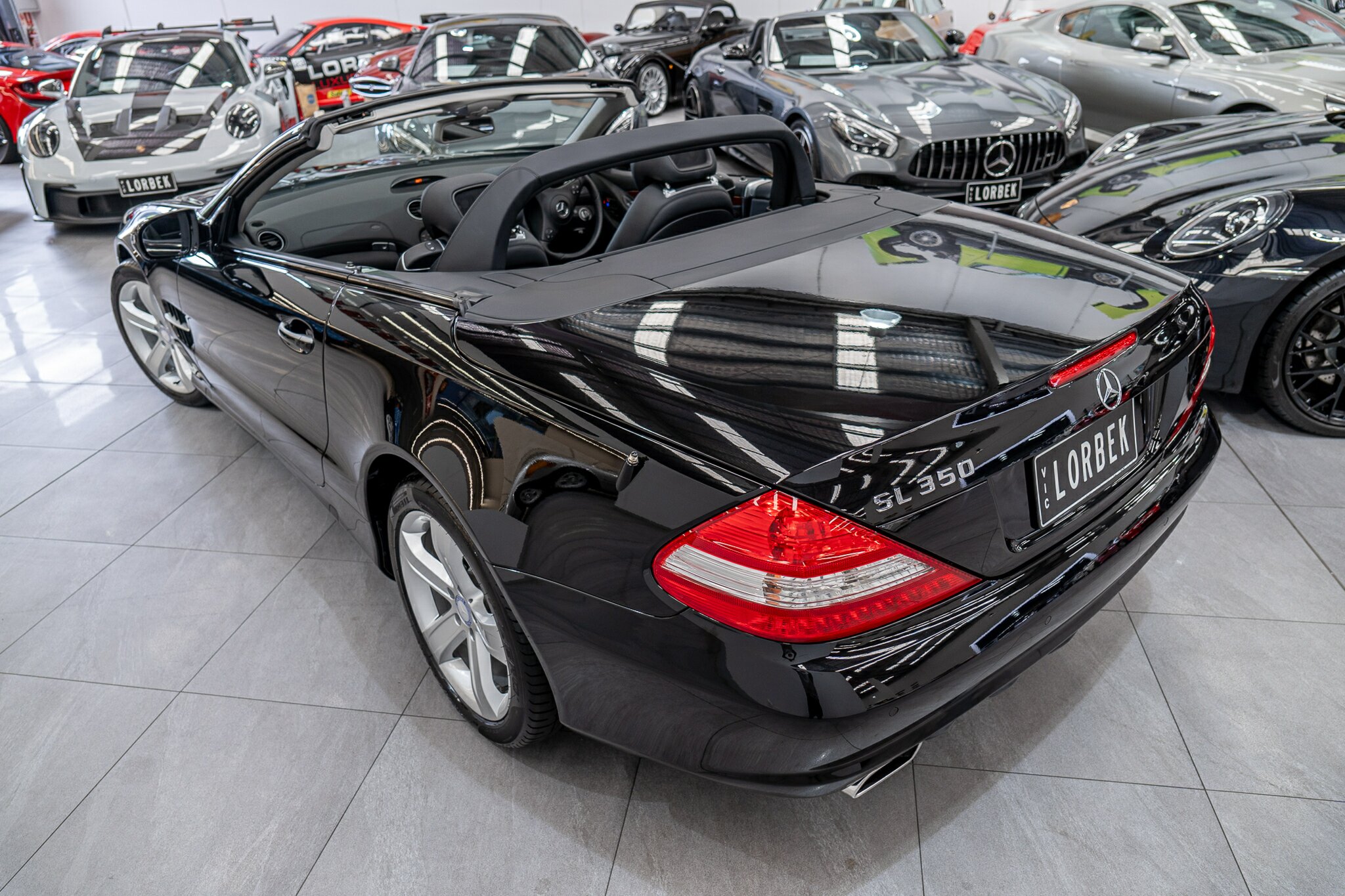 2009 MERCEDES-BENZ SL350 R230 08 UPGRADE 7 SP AUTOMATIC G-TRONIC 2D CONVERTIBLE