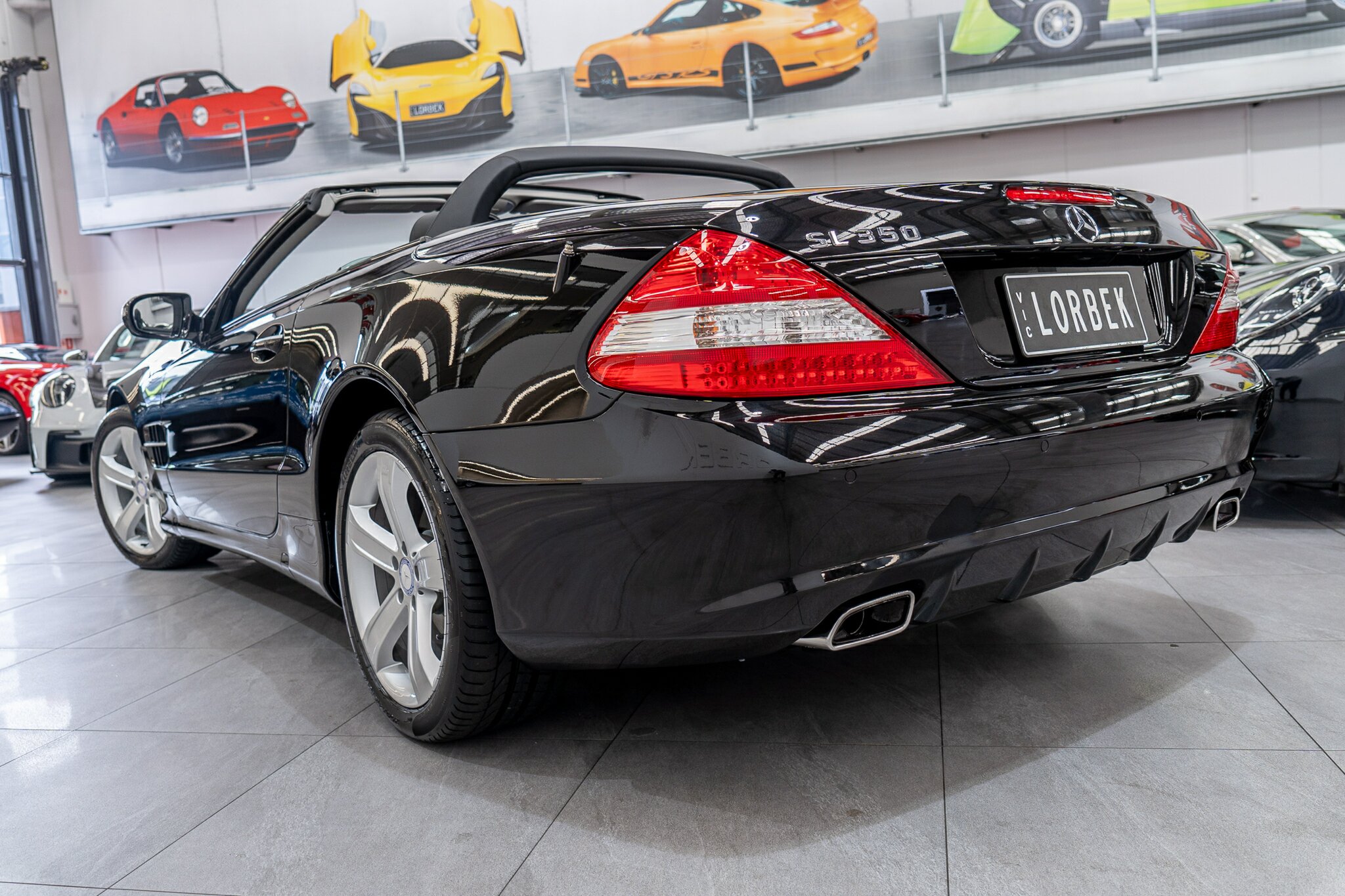 2009 MERCEDES-BENZ SL350 R230 08 UPGRADE 7 SP AUTOMATIC G-TRONIC 2D CONVERTIBLE