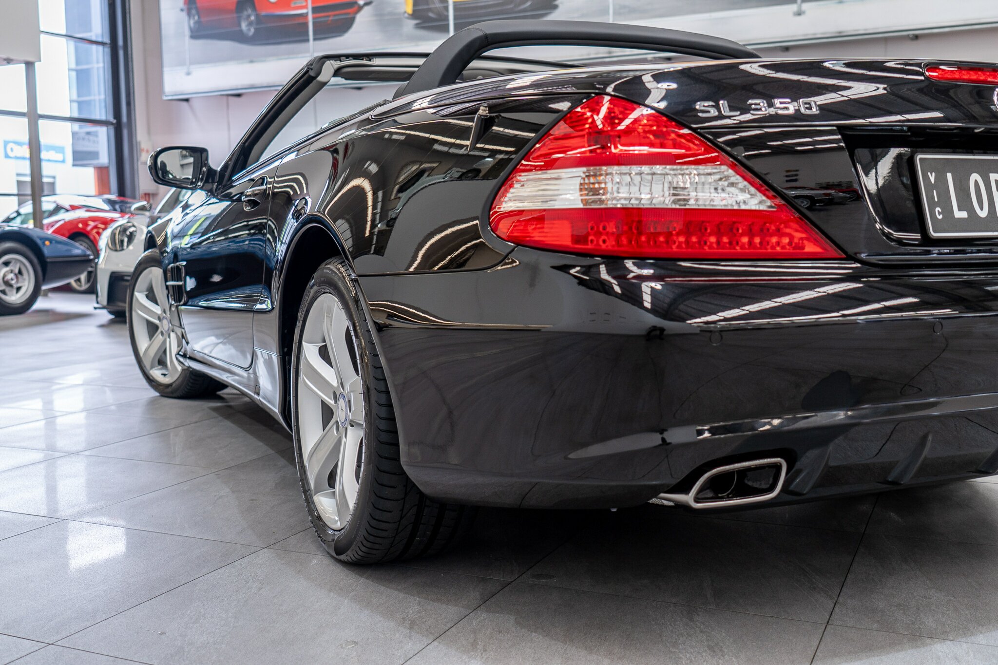 2009 MERCEDES-BENZ SL350 R230 08 UPGRADE 7 SP AUTOMATIC G-TRONIC 2D CONVERTIBLE