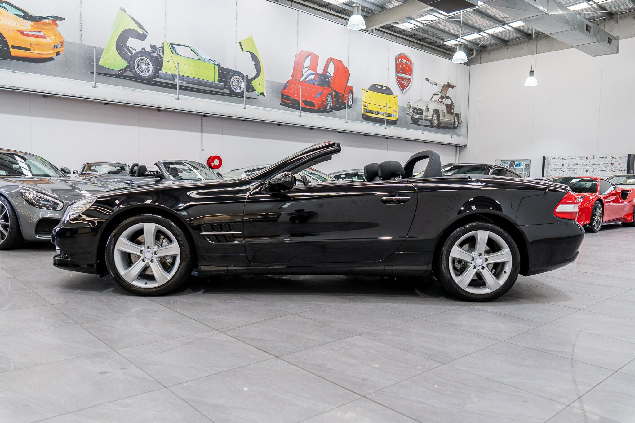 2009 MERCEDES-BENZ SL350 R230 08 UPGRADE 7 SP AUTOMATIC G-TRONIC 2D CONVERTIBLE