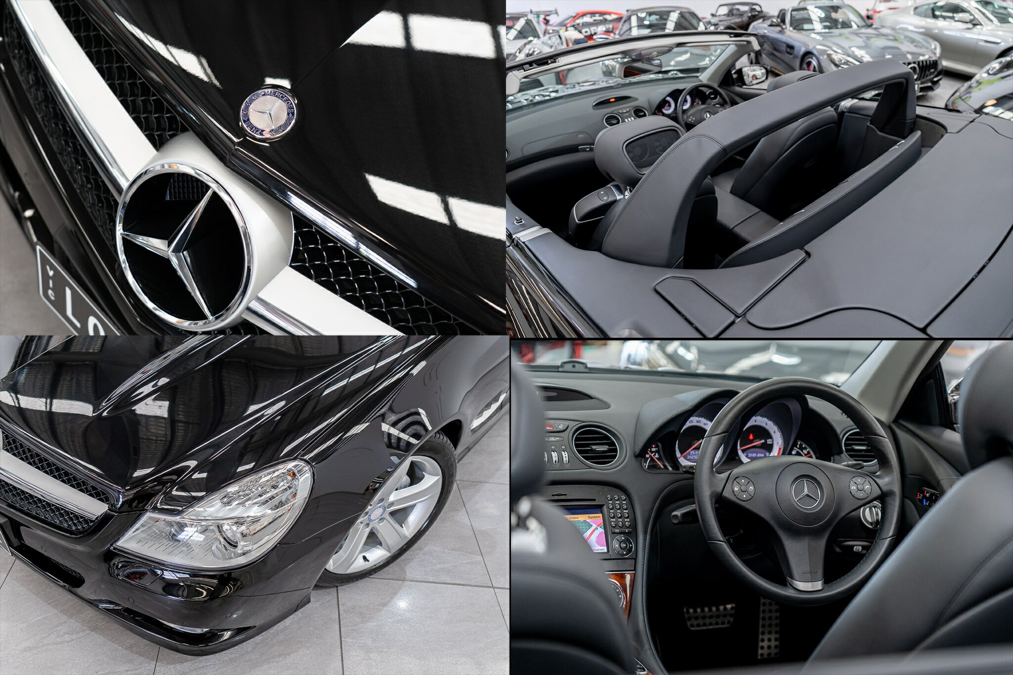2009 MERCEDES-BENZ SL350 R230 08 UPGRADE 7 SP AUTOMATIC G-TRONIC 2D CONVERTIBLE