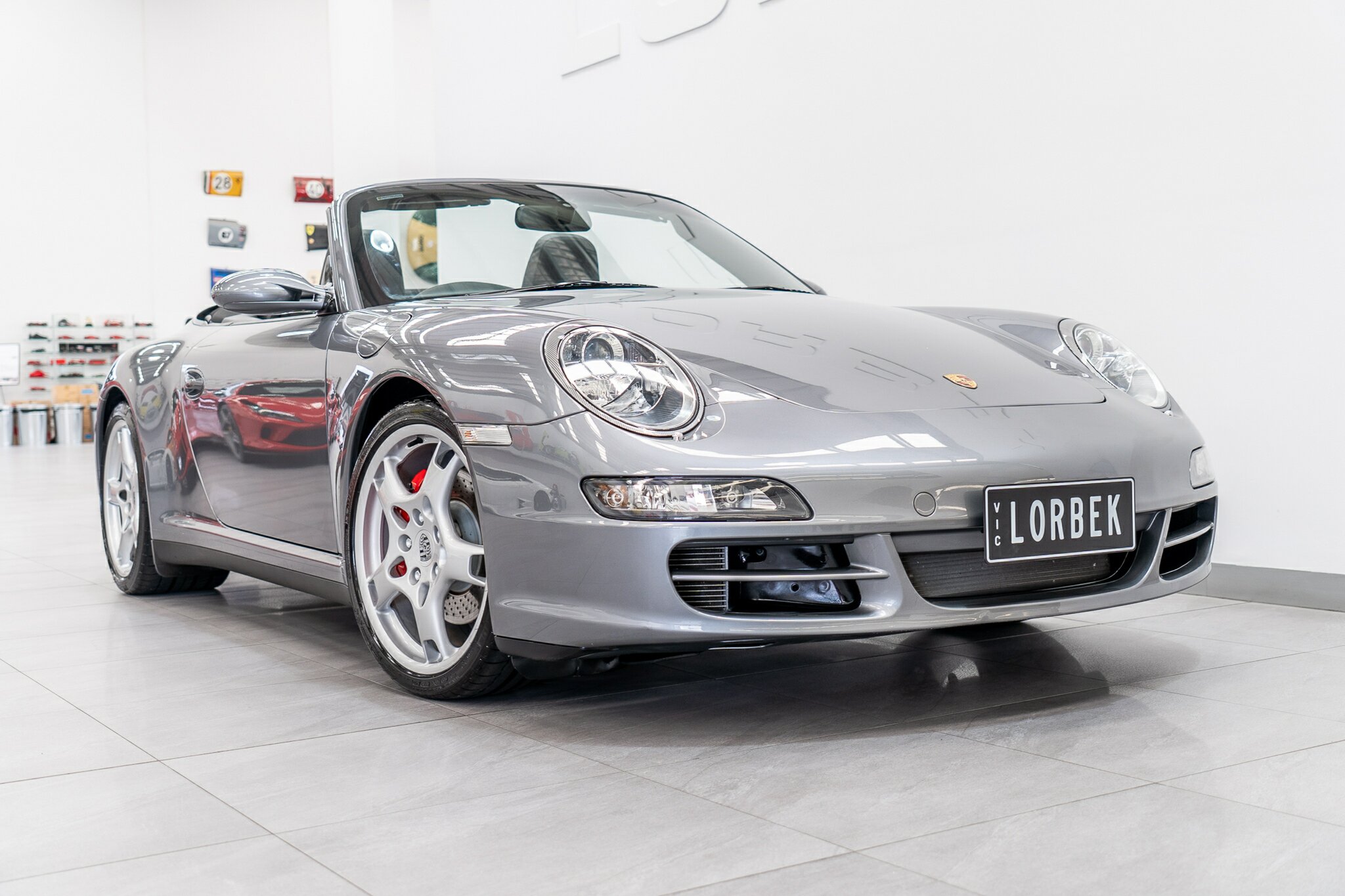 2005 PORSCHE 911 997 CARRERA S 5 SP AUTOMATIC TIPTRONIC 2D CABRIOLET