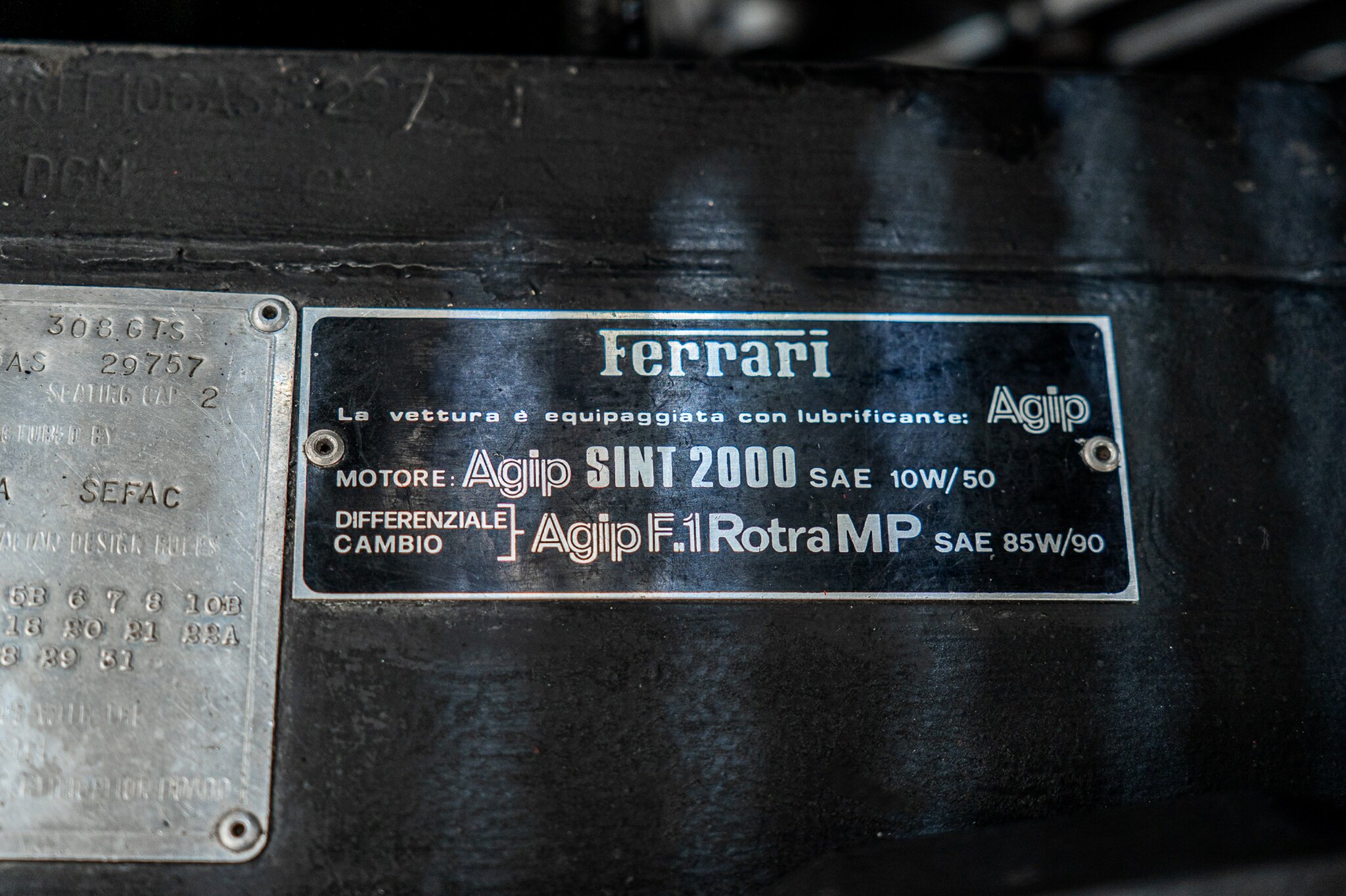 1980 FERRARI 308 GTS 5 SP MANUAL 2D COUPE