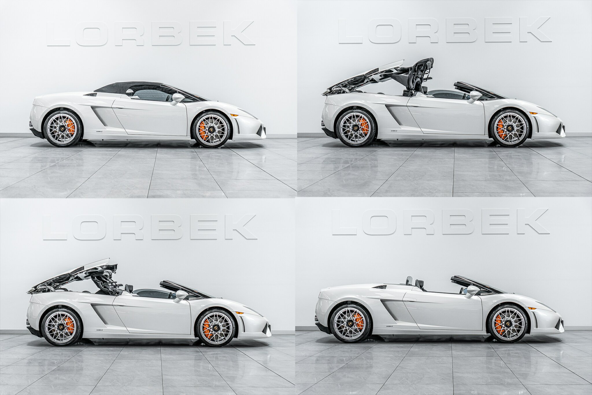 2010 LAMBORGHINI GALLARDO SPYDER 6 SP SEQUENTIAL MANUAL 2D CONVERTIBLE