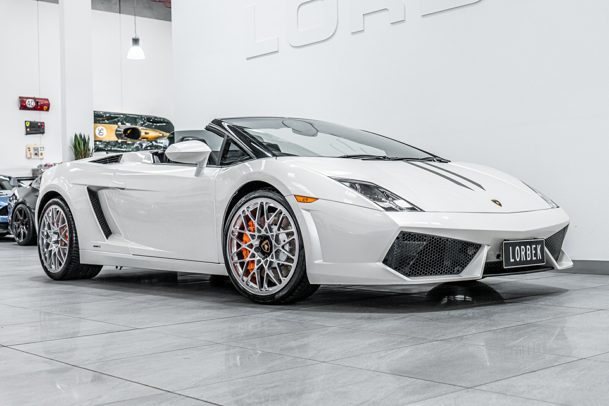 2010 LAMBORGHINI GALLARDO SPYDER 6 SP SEQUENTIAL MANUAL 2D CONVERTIBLE