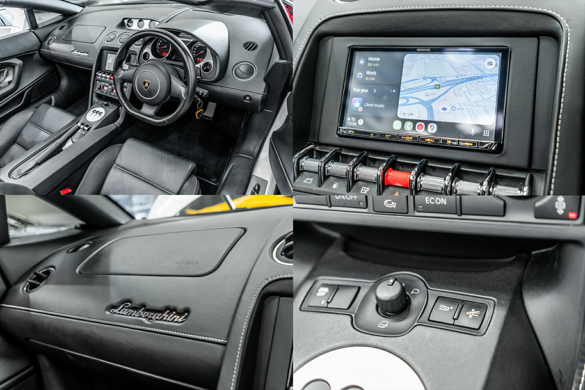 2010 LAMBORGHINI GALLARDO SPYDER 6 SP SEQUENTIAL MANUAL 2D CONVERTIBLE