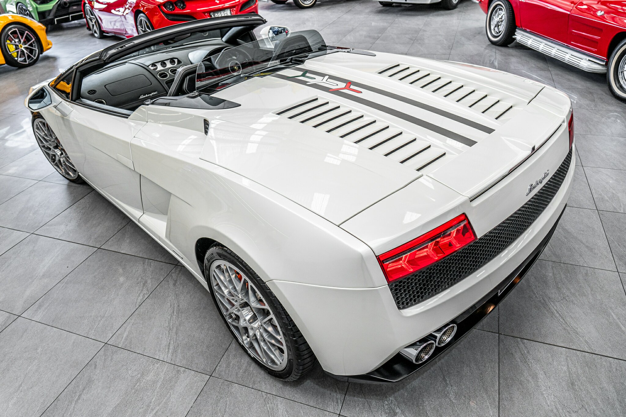 2010 LAMBORGHINI GALLARDO SPYDER 6 SP SEQUENTIAL MANUAL 2D CONVERTIBLE