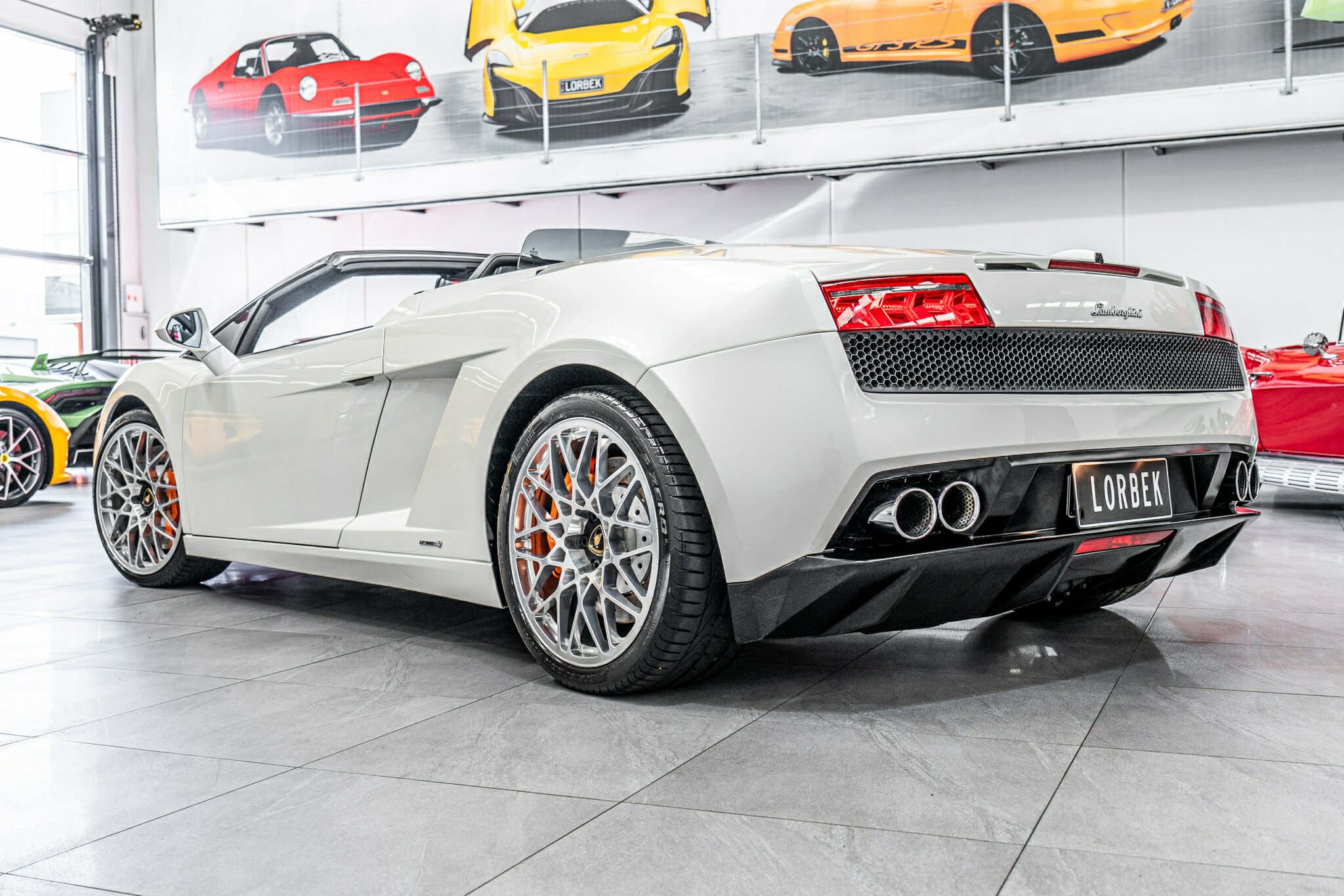 2010 LAMBORGHINI GALLARDO SPYDER 6 SP SEQUENTIAL MANUAL 2D CONVERTIBLE