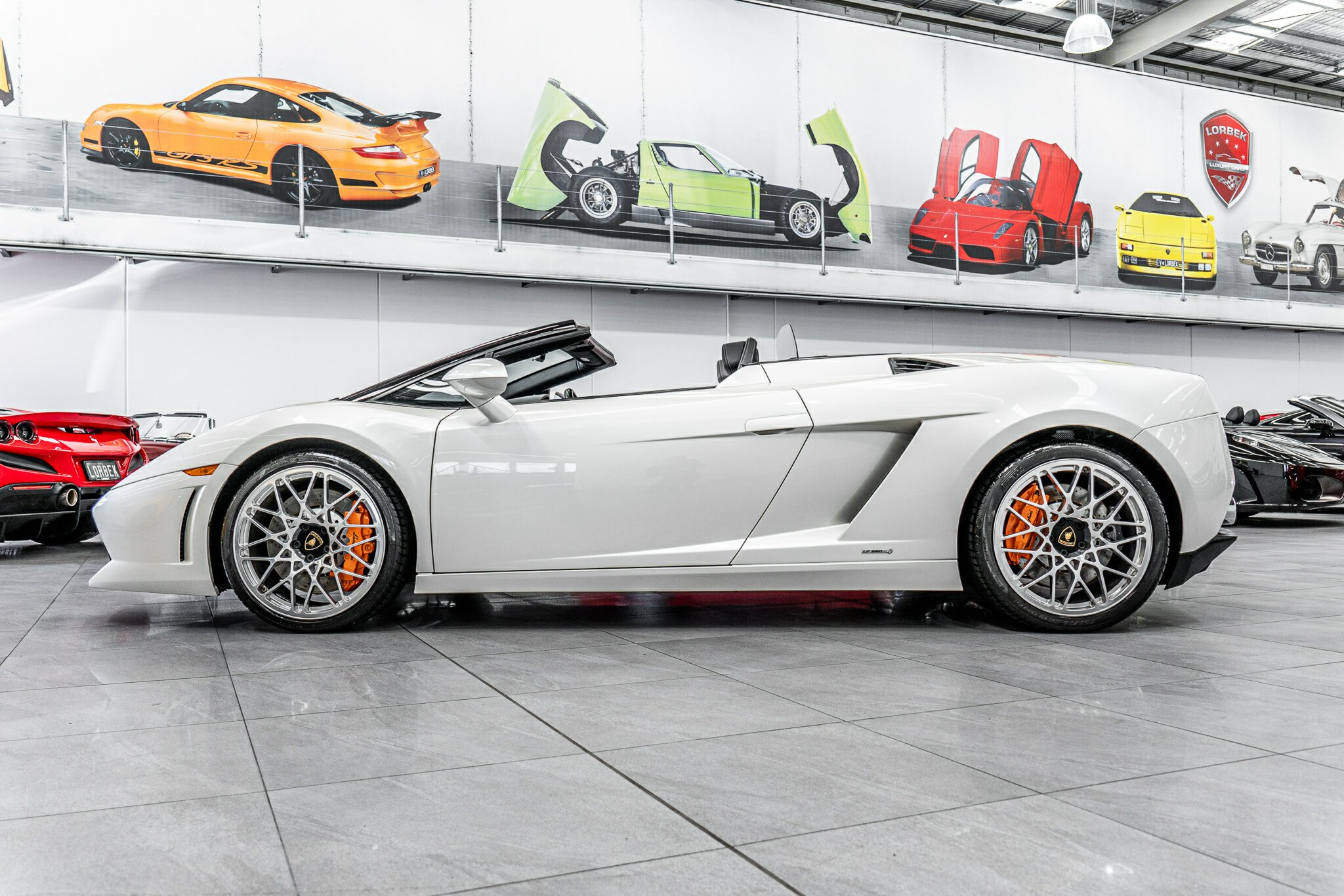 2010 LAMBORGHINI GALLARDO SPYDER 6 SP SEQUENTIAL MANUAL 2D CONVERTIBLE