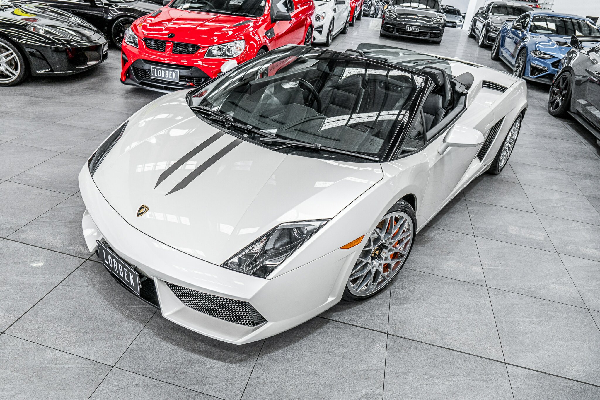2010 LAMBORGHINI GALLARDO SPYDER 6 SP SEQUENTIAL MANUAL 2D CONVERTIBLE