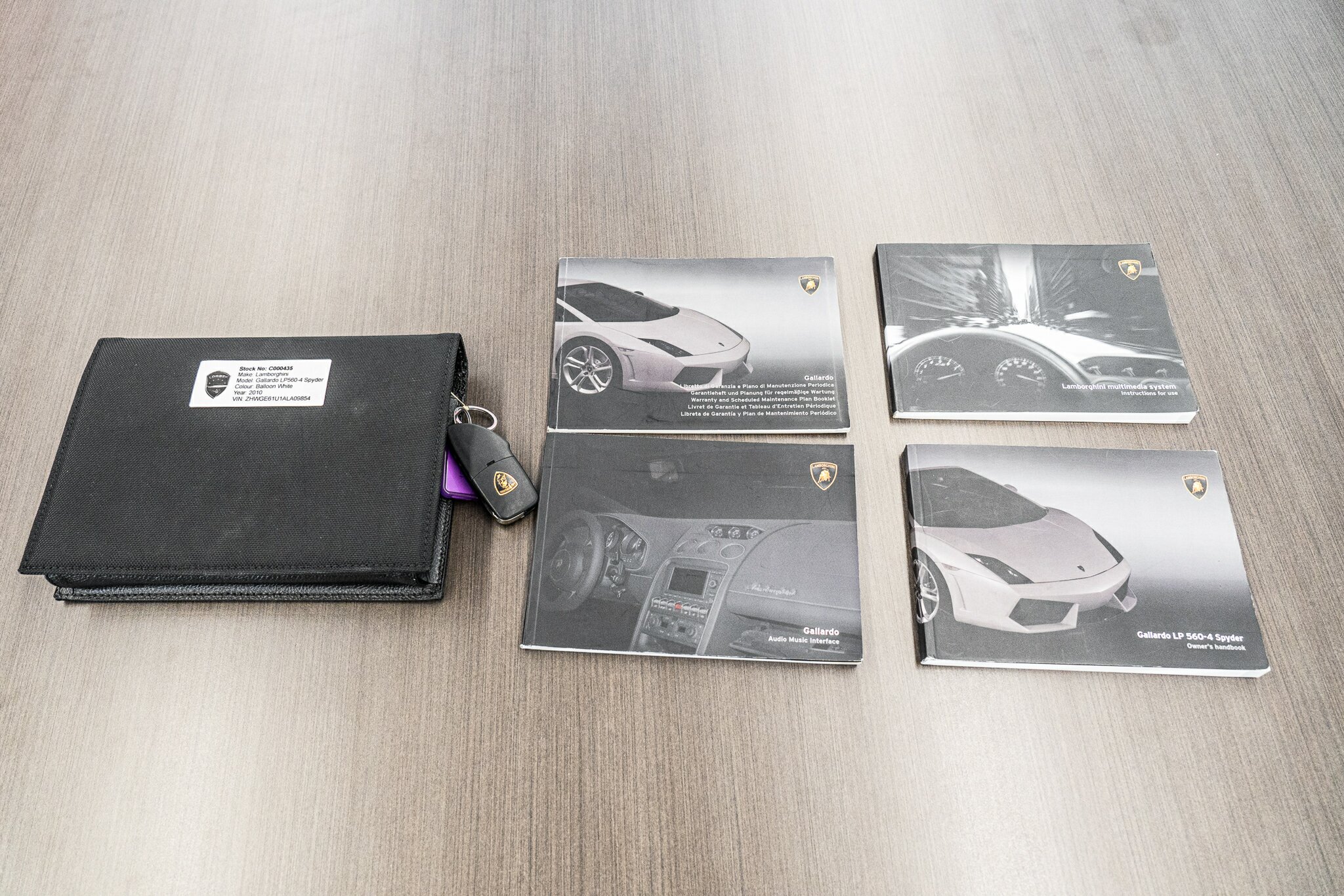 2010 LAMBORGHINI GALLARDO SPYDER 6 SP SEQUENTIAL MANUAL 2D CONVERTIBLE