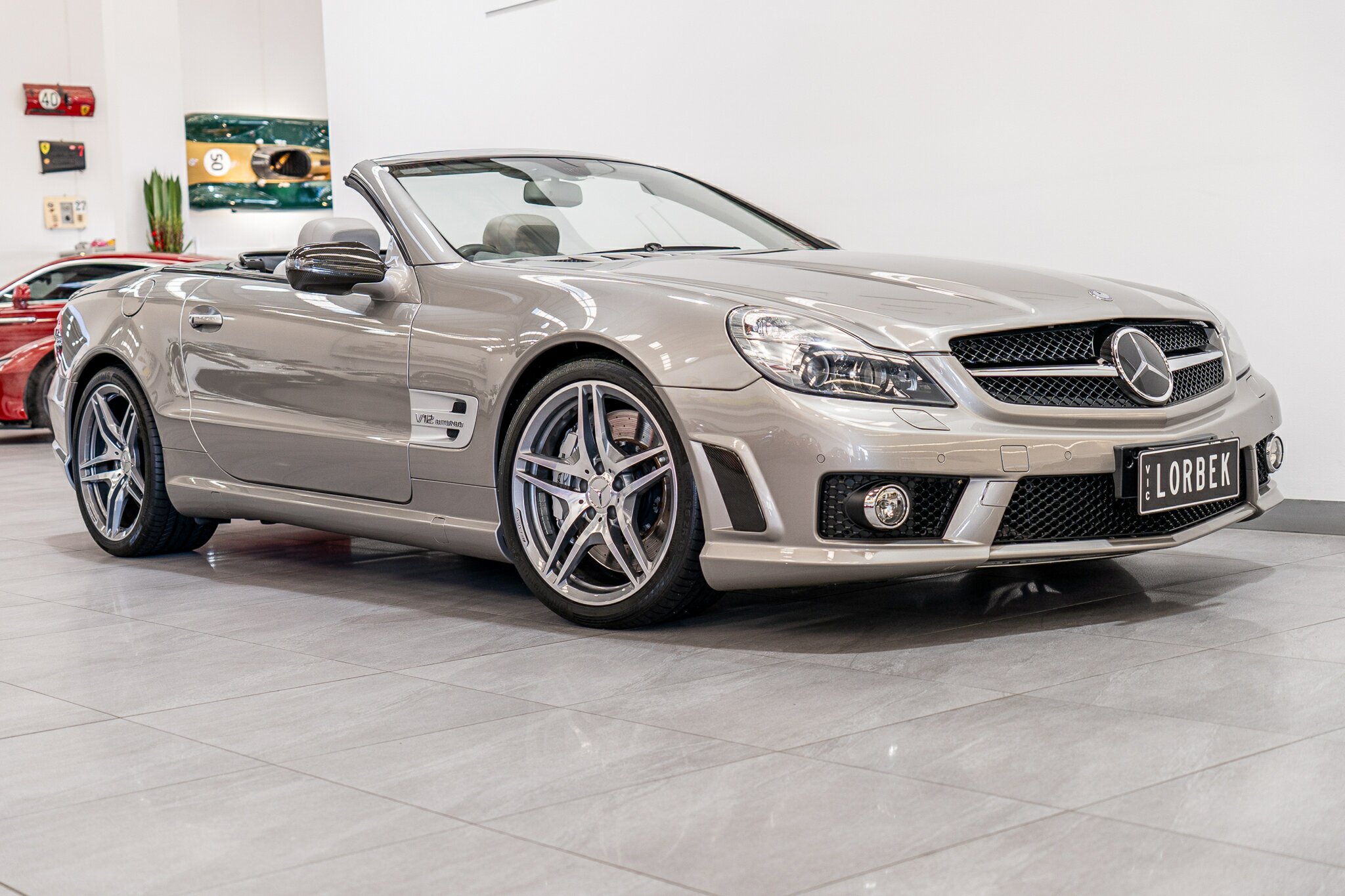 2008 MERCEDES-BENZ SL R230 08 UPGRADE 65 AMG 5 SP AUTOMATIC SPEEDSHIFT 2D CONVERTIBLE