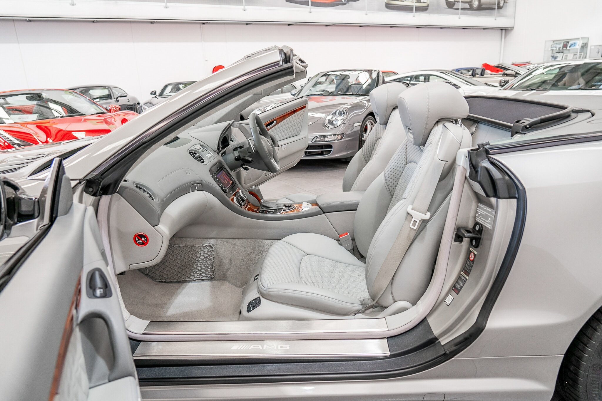2008 MERCEDES-BENZ SL R230 08 UPGRADE 65 AMG 5 SP AUTOMATIC SPEEDSHIFT 2D CONVERTIBLE