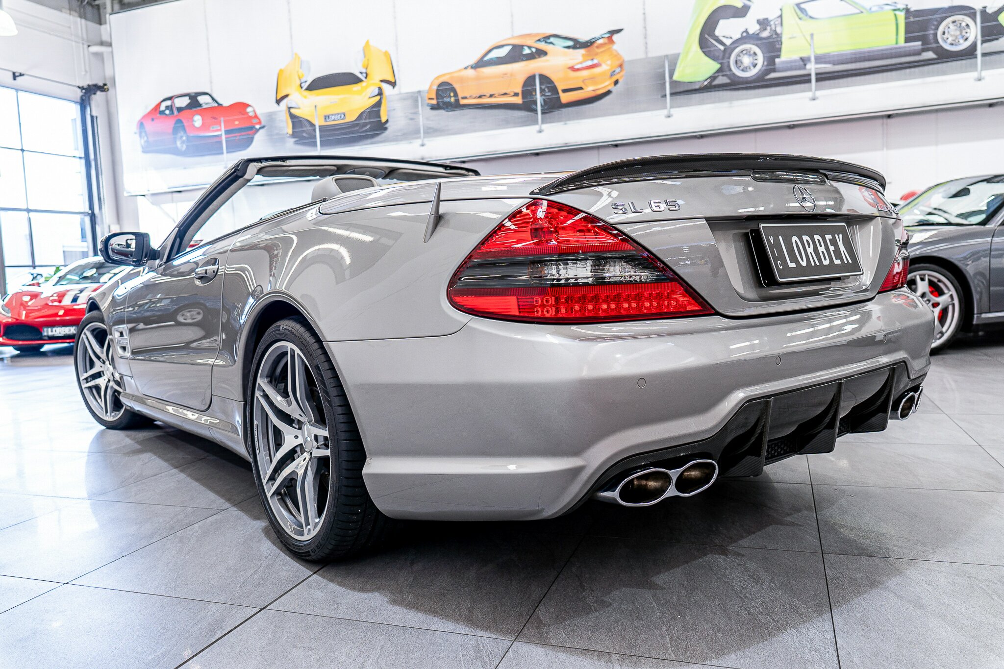 2008 MERCEDES-BENZ SL R230 08 UPGRADE 65 AMG 5 SP AUTOMATIC SPEEDSHIFT 2D CONVERTIBLE