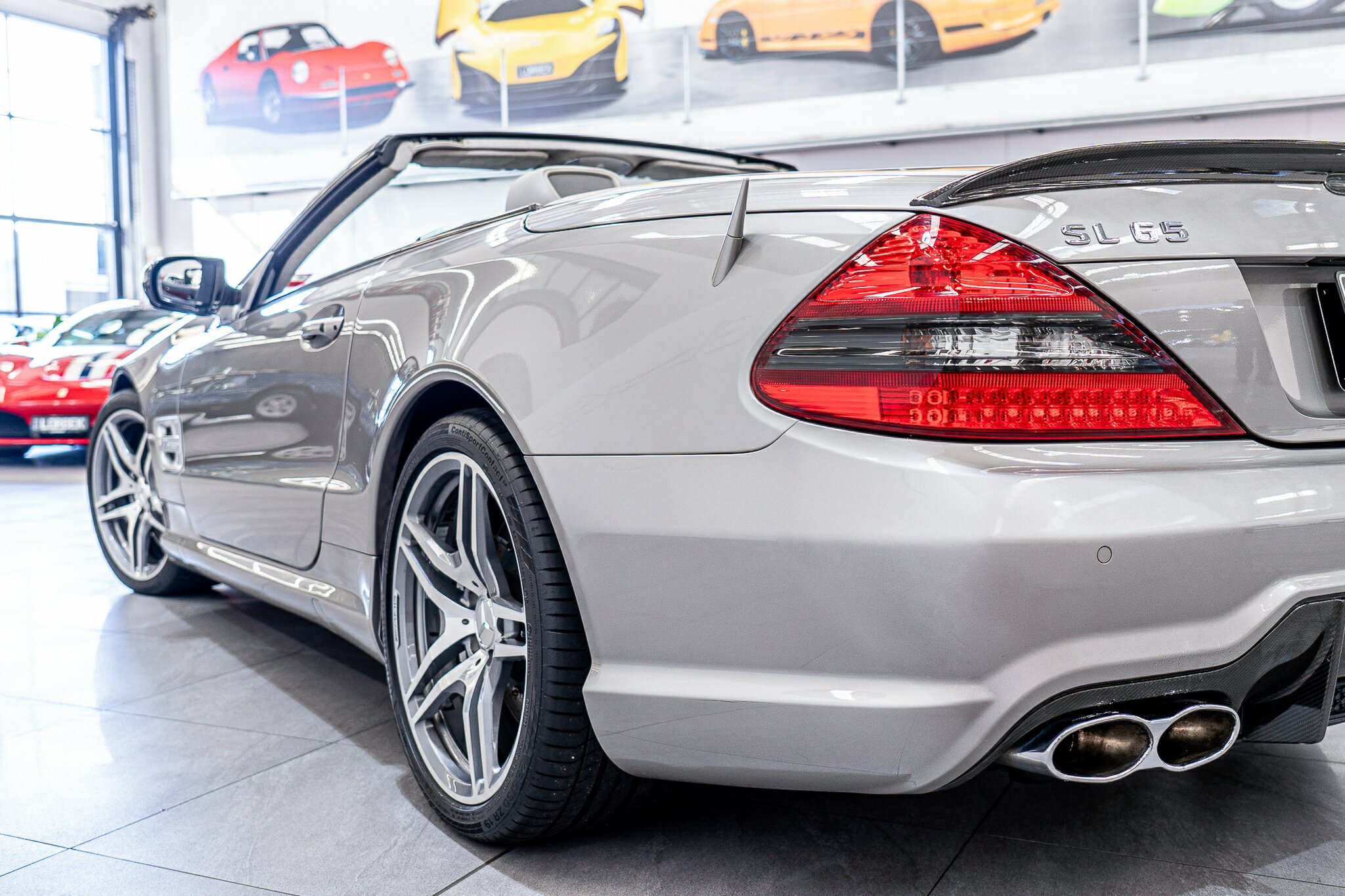 2008 MERCEDES-BENZ SL R230 08 UPGRADE 65 AMG 5 SP AUTOMATIC SPEEDSHIFT 2D CONVERTIBLE