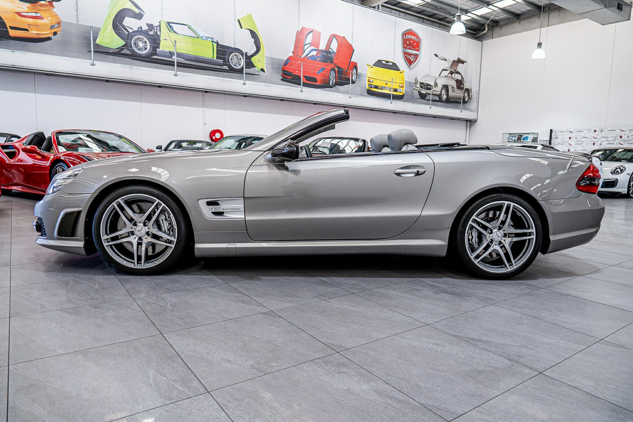 2008 MERCEDES-BENZ SL R230 08 UPGRADE 65 AMG 5 SP AUTOMATIC SPEEDSHIFT 2D CONVERTIBLE