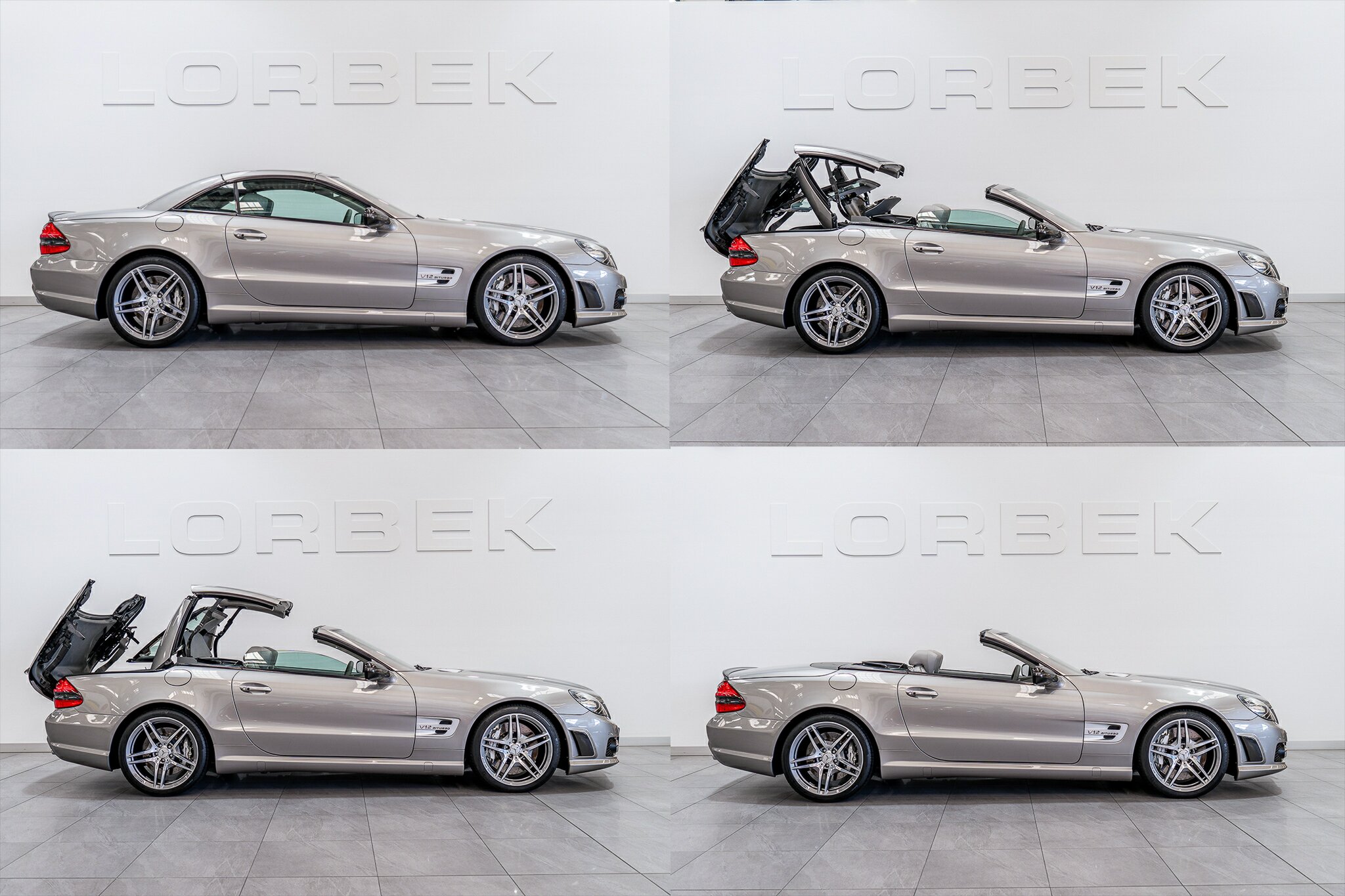 2008 MERCEDES-BENZ SL R230 08 UPGRADE 65 AMG 5 SP AUTOMATIC SPEEDSHIFT 2D CONVERTIBLE
