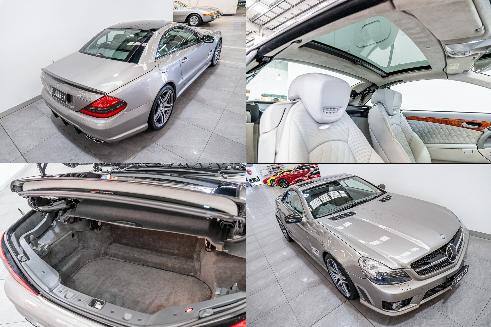 2008 MERCEDES-BENZ SL R230 08 UPGRADE 65 AMG 5 SP AUTOMATIC SPEEDSHIFT 2D CONVERTIBLE