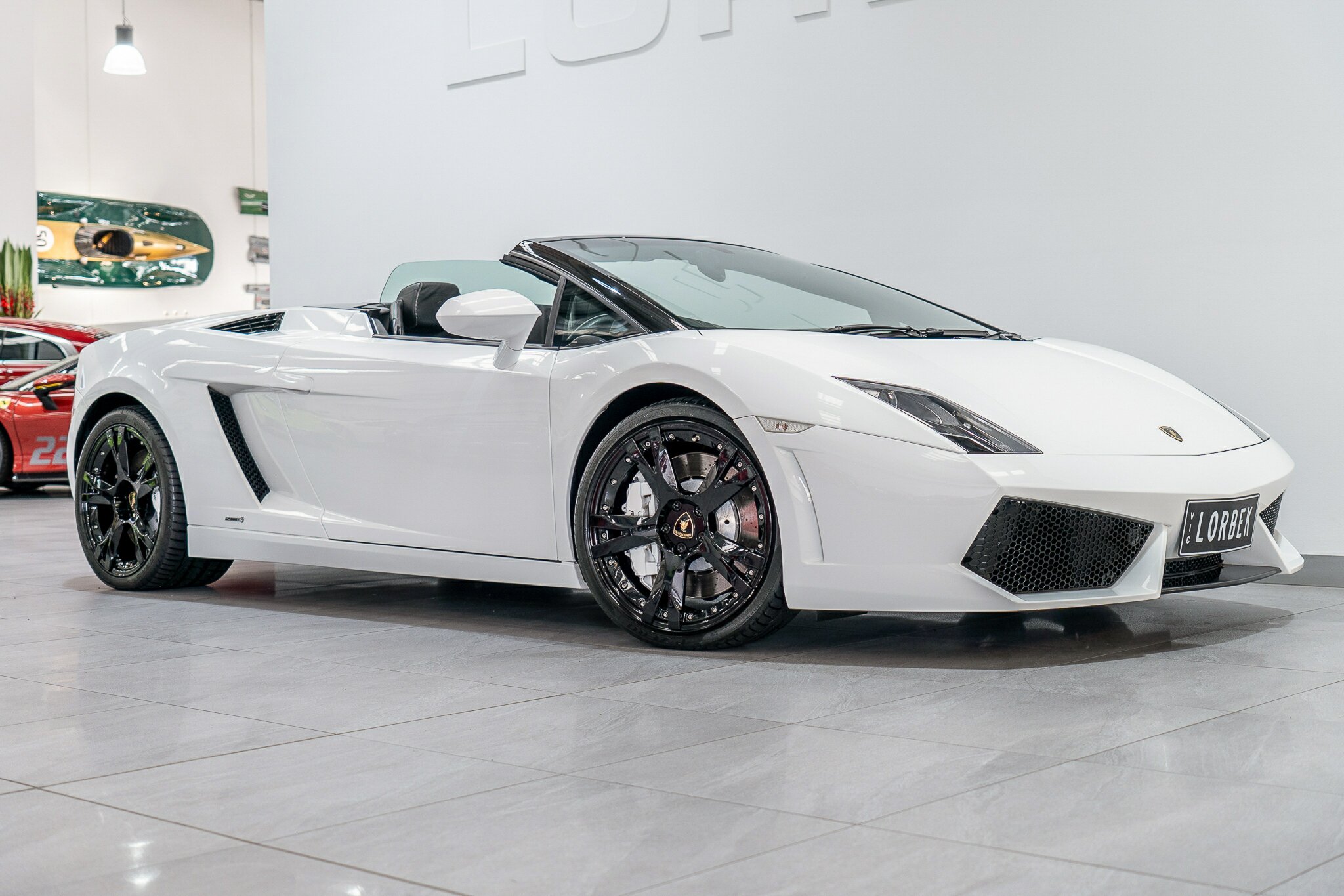 2009 LAMBORGHINI GALLARDO SPYDER 6 SP SEQUENTIAL MANUAL 2D CONVERTIBLE