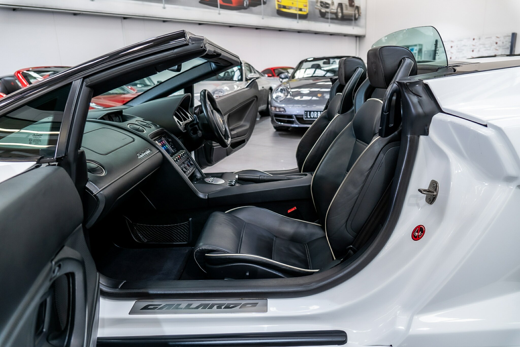 2009 LAMBORGHINI GALLARDO SPYDER 6 SP SEQUENTIAL MANUAL 2D CONVERTIBLE