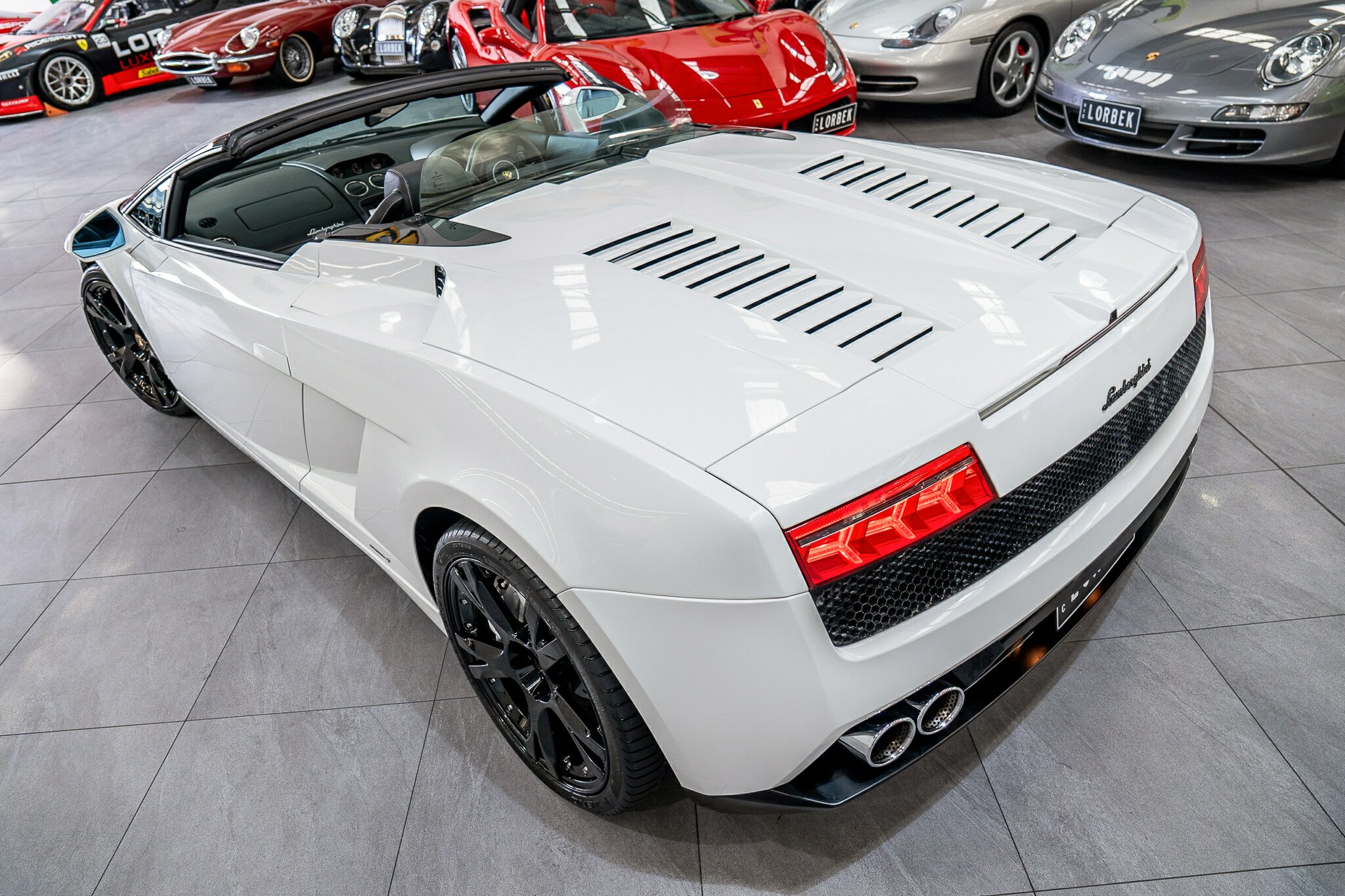 2009 LAMBORGHINI GALLARDO SPYDER 6 SP SEQUENTIAL MANUAL 2D CONVERTIBLE