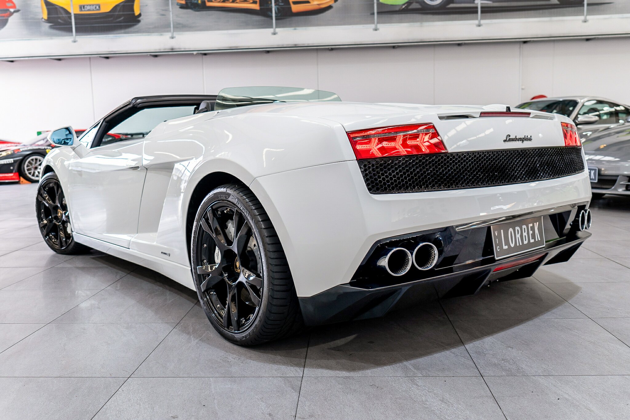 2009 LAMBORGHINI GALLARDO SPYDER 6 SP SEQUENTIAL MANUAL 2D CONVERTIBLE