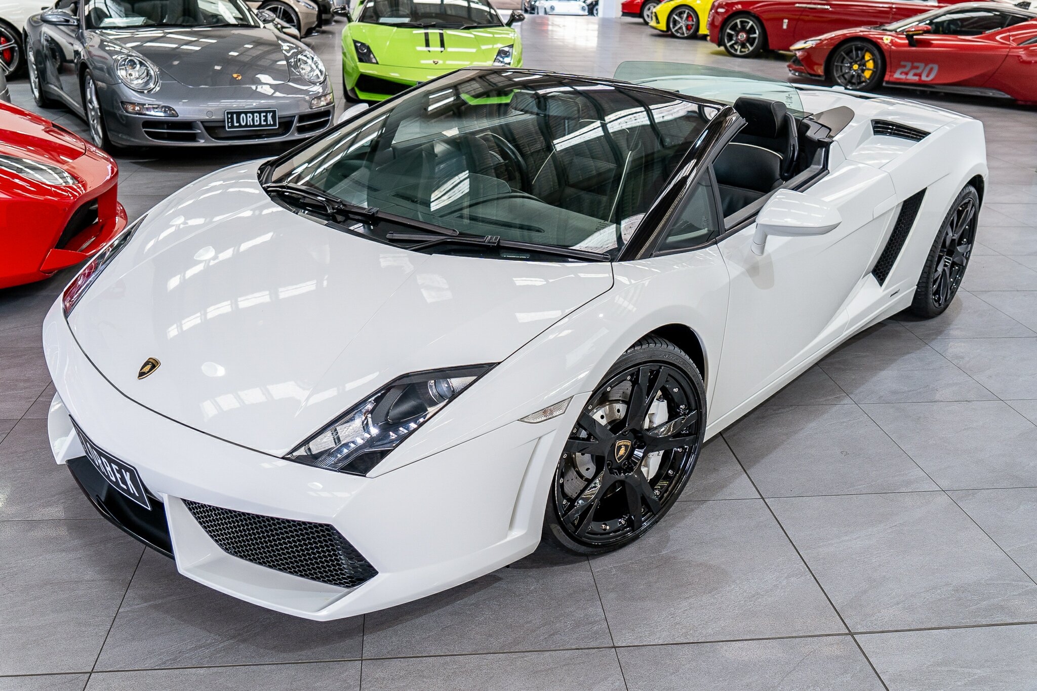 2009 LAMBORGHINI GALLARDO SPYDER 6 SP SEQUENTIAL MANUAL 2D CONVERTIBLE