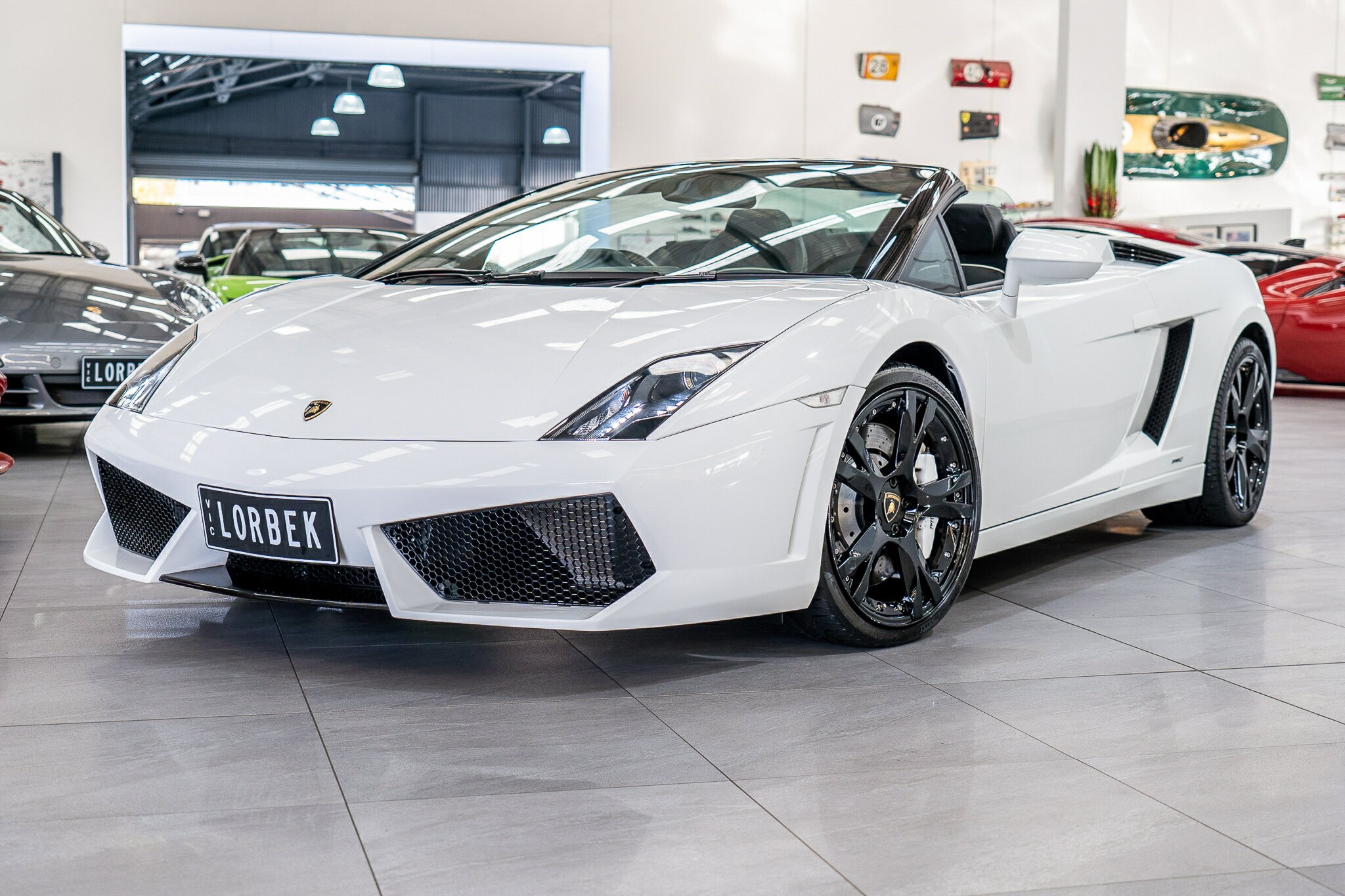 2009 LAMBORGHINI GALLARDO SPYDER 6 SP SEQUENTIAL MANUAL 2D CONVERTIBLE