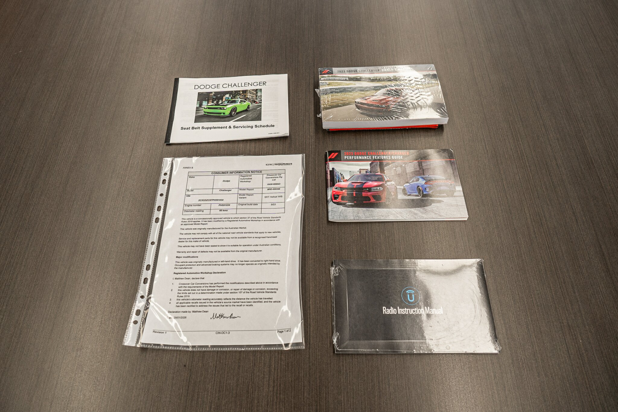 2023 DODGE CHALLENGER SRT HELLCAT JAILBREAK 8 SP AUTOMATIC 2D COUPE