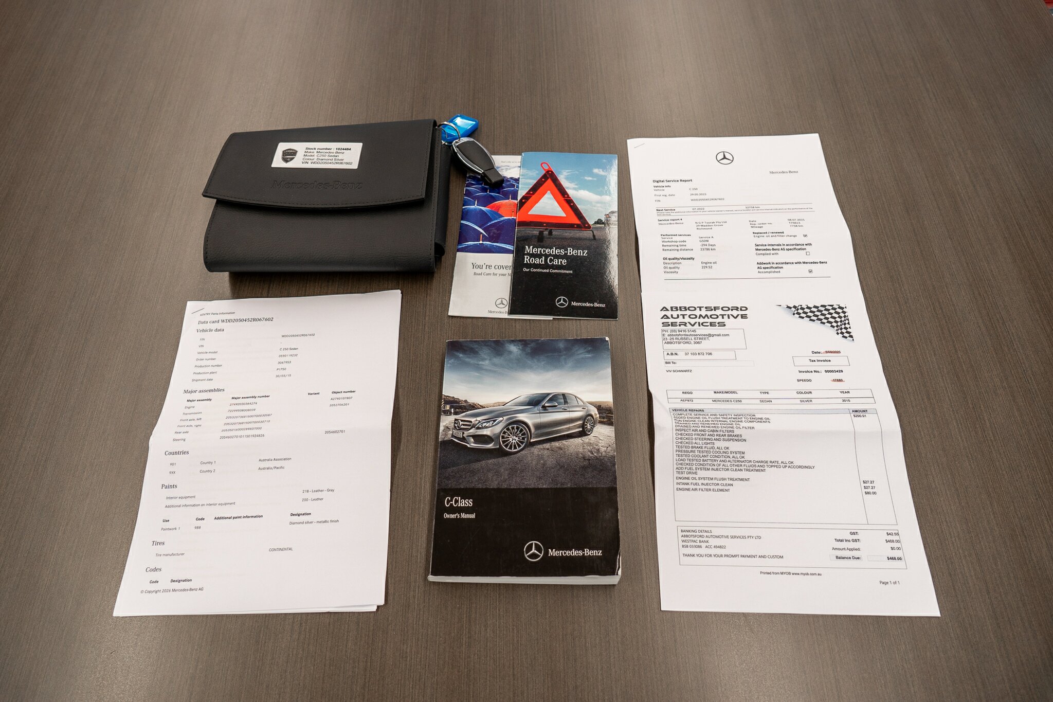 2015 MERCEDES-BENZ C250 205 7 SP AUTOMATIC 4D SEDAN