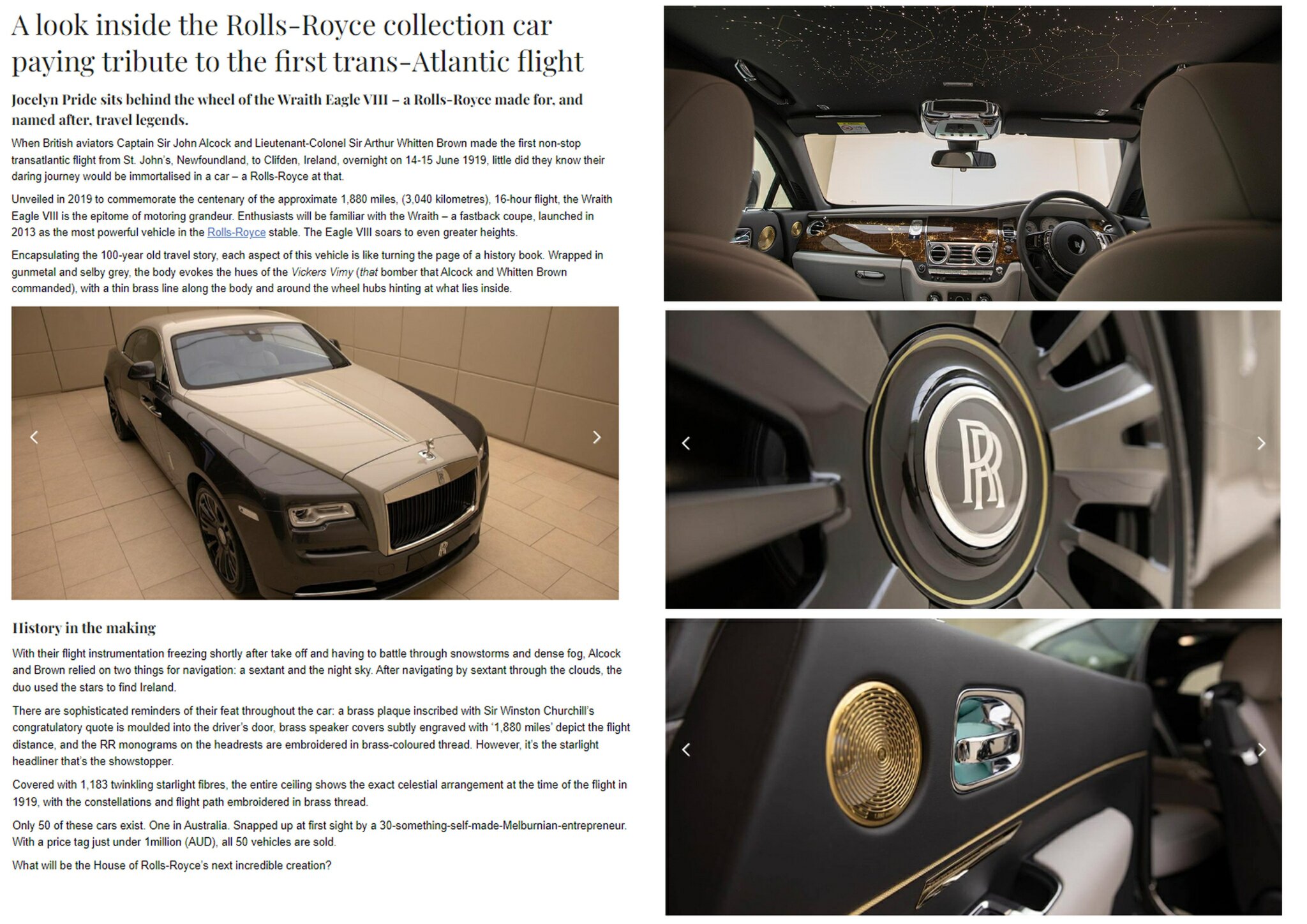 2019 ROLLS-ROYCE WRAITH 665C MY19 EAGLE VIII 8 SP AUTOMATIC SEDAN