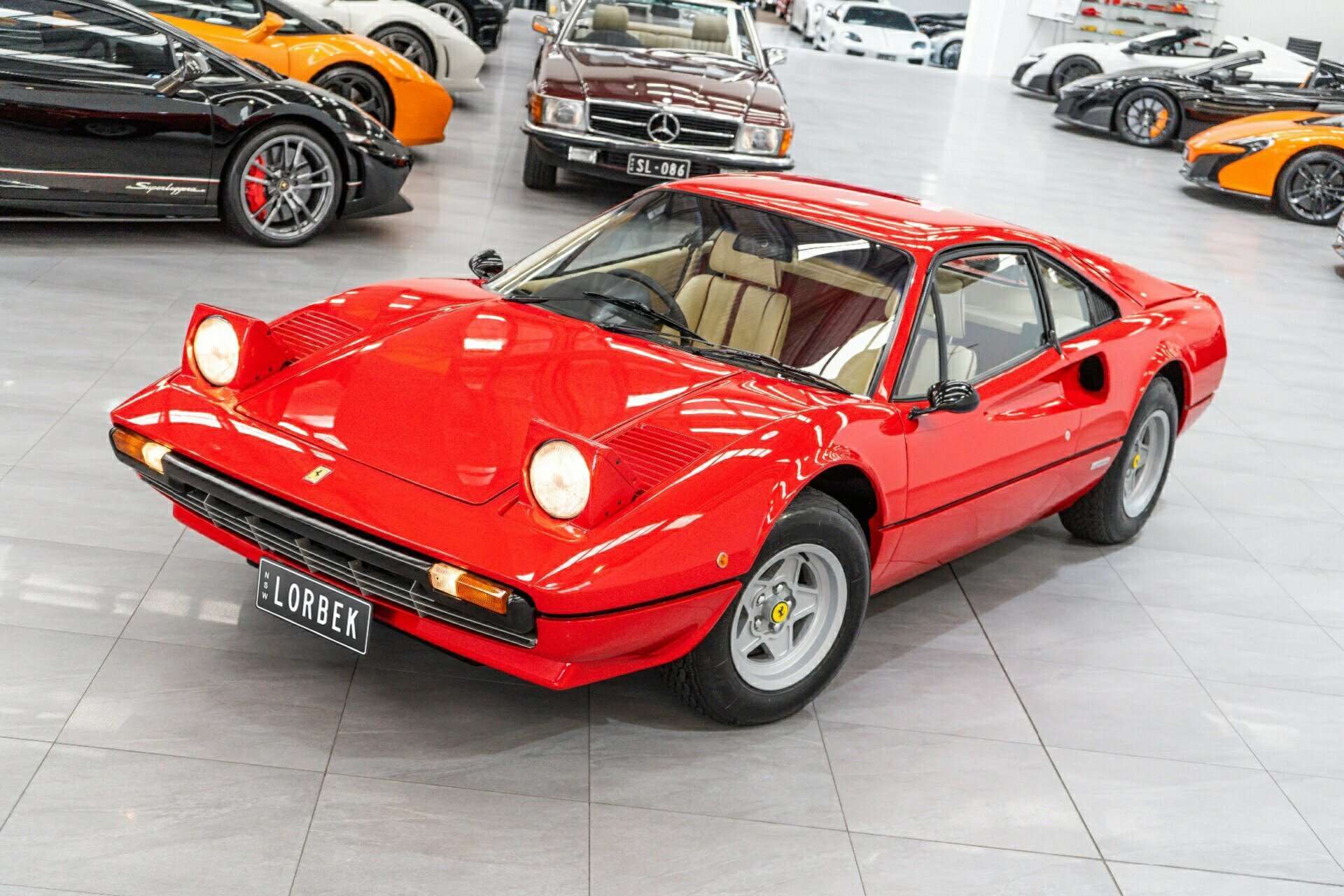 1977 FERRARI 308 GTB 5 SP MANUAL 2D COUPE