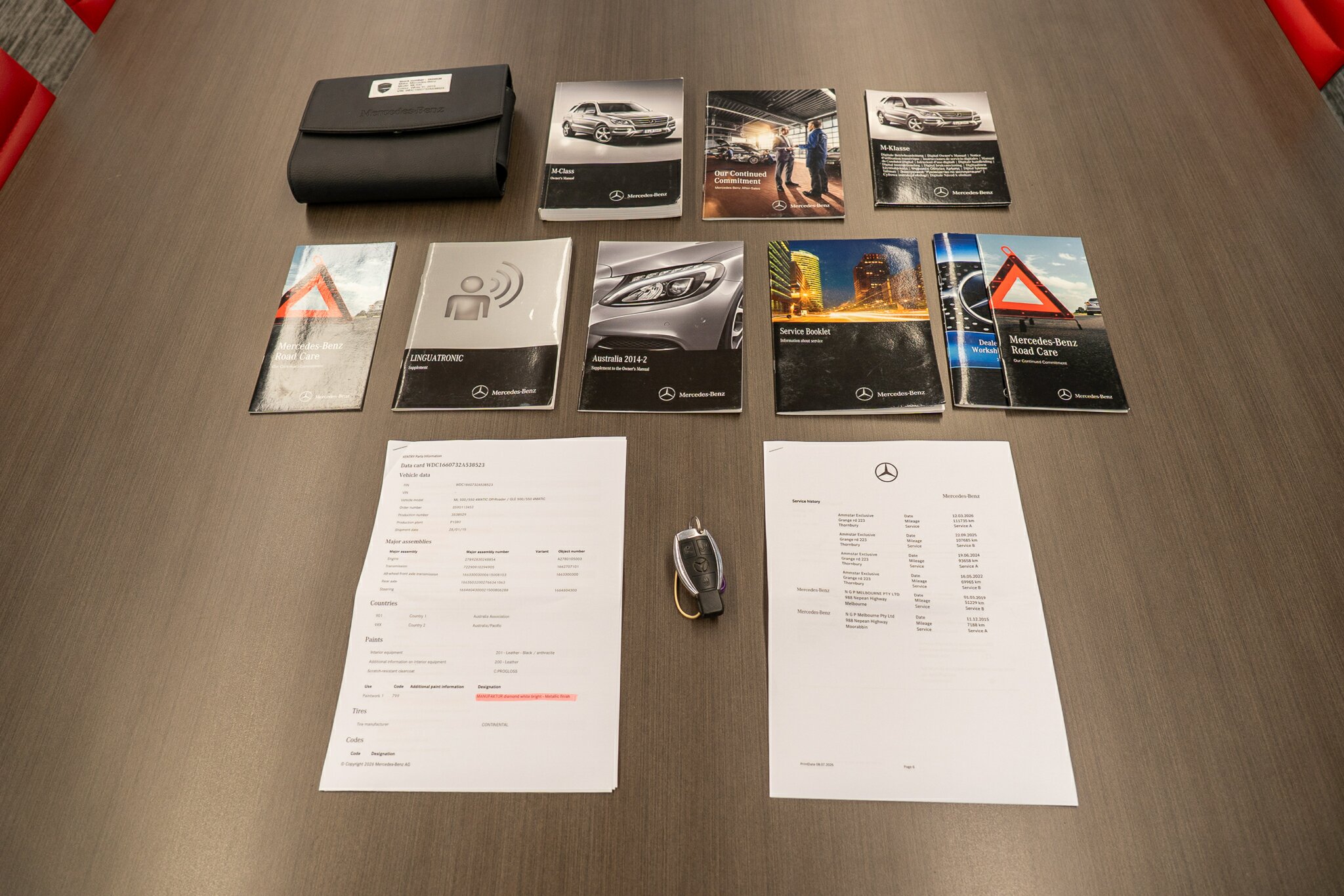 2015 MERCEDES-BENZ ML 166 MY15 500 (4X4) 7 SP AUTOMATIC 4D WAGON
