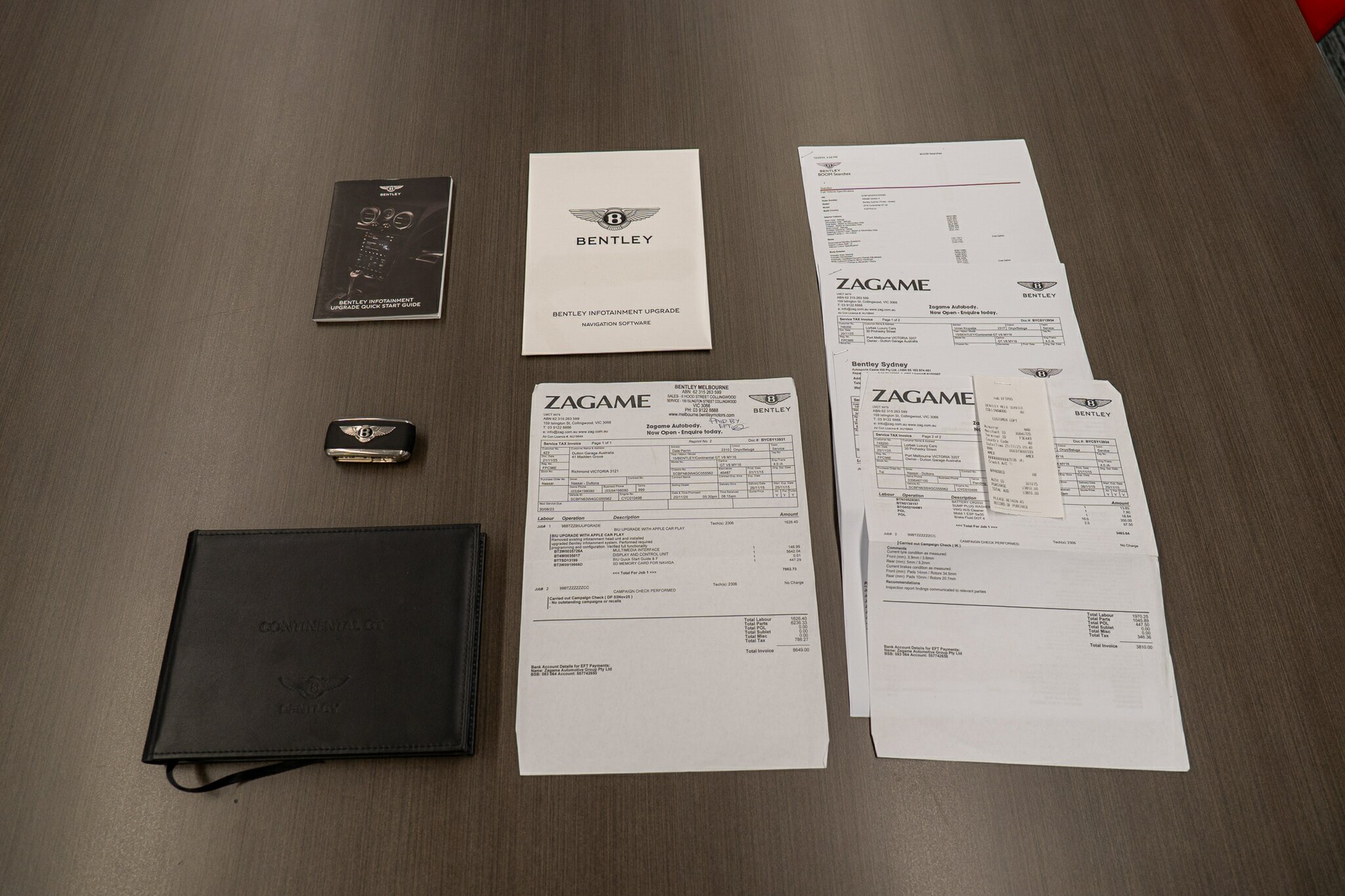 2015 BENTLEY CONTINENTAL 3W MY16 GT V8 8 SP AUTOMATIC SEQUENTIAL SEDAN
