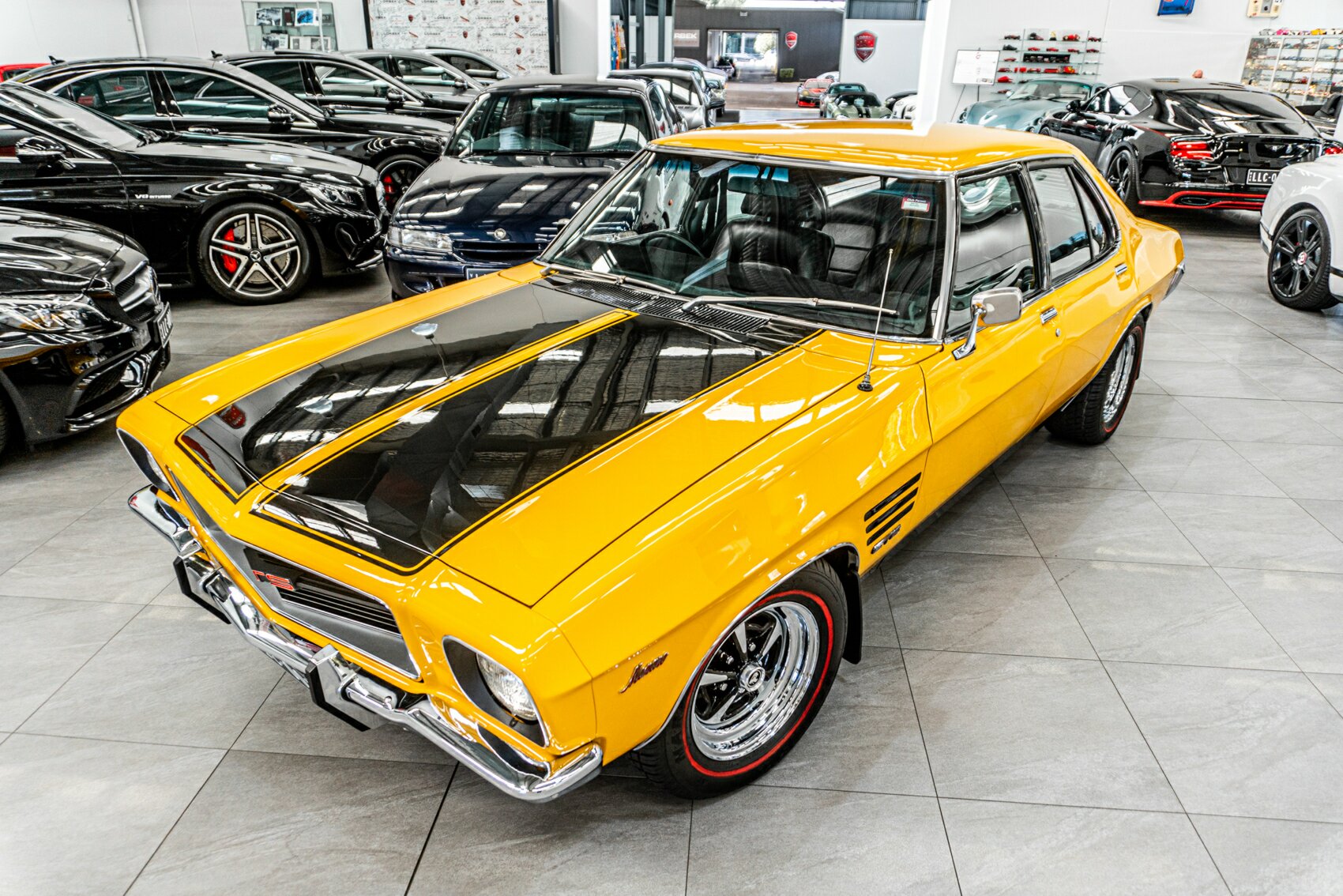 1973 HOLDEN MONARO HQ GTS 3 SP AUTOMATIC SEDAN