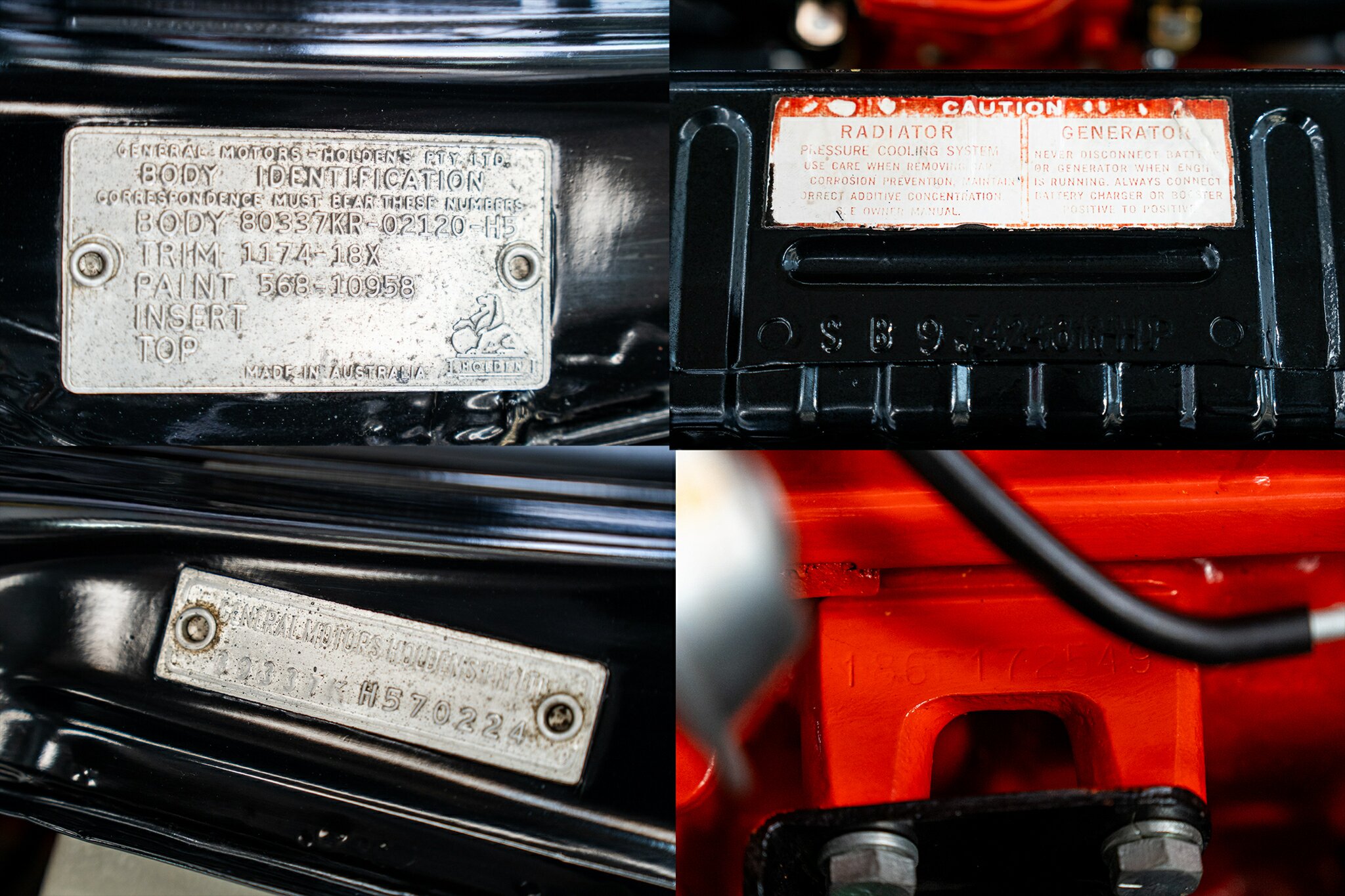 1969 HOLDEN MONARO HK GTS 4 SP MANUAL 2D COUPE