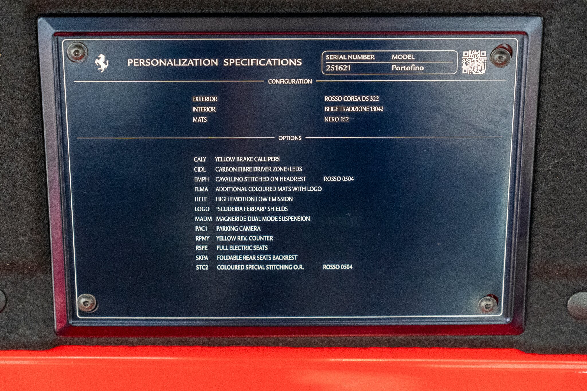 2020 FERRARI PORTOFINO 7 SP AUTO DUAL CLH SPORTS 2D CONVERTIBLE