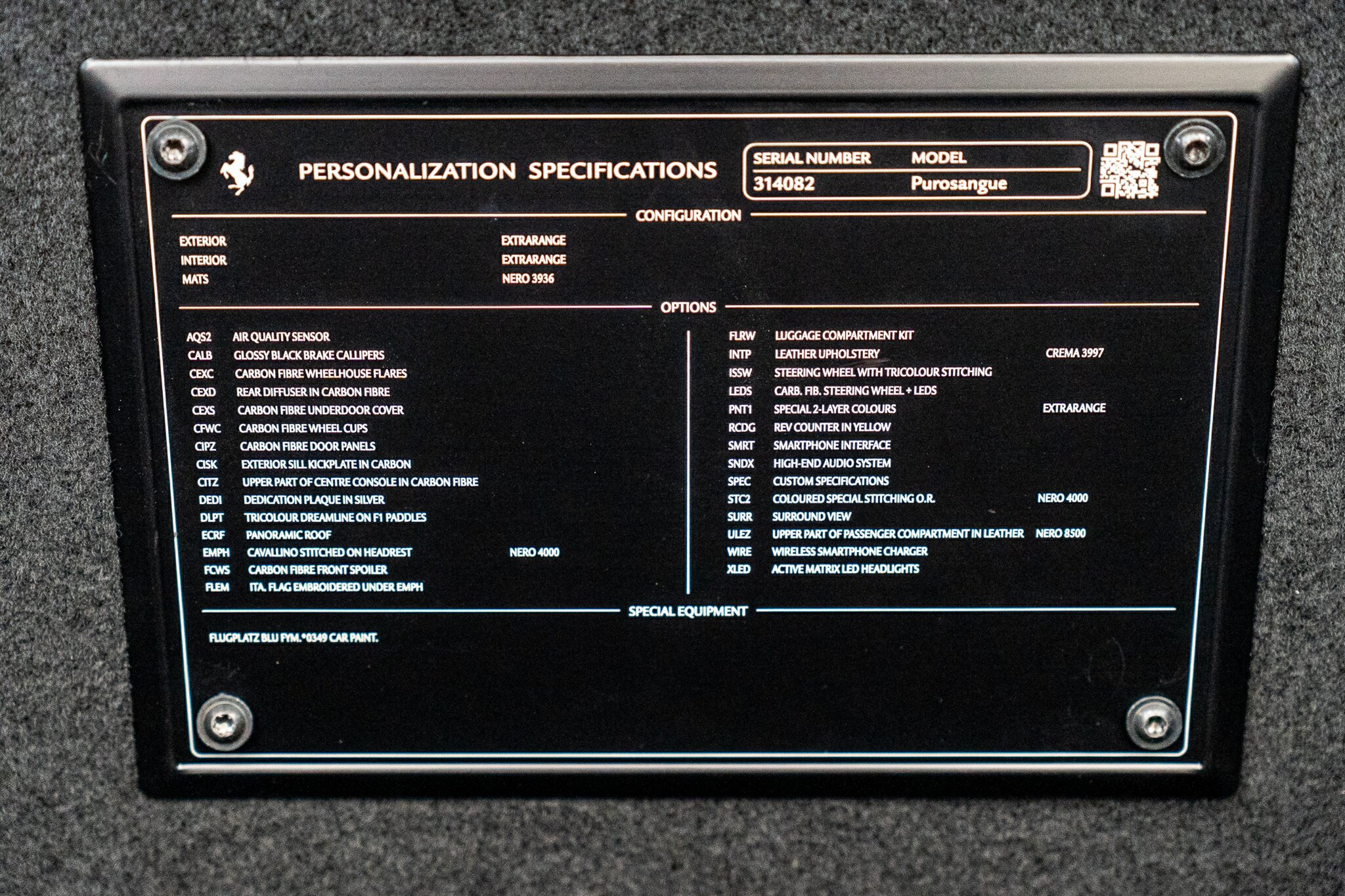 2024 FERRARI PUROSANGUE F175 8 SP AUTO DUAL CLUTCH 4D WAGON