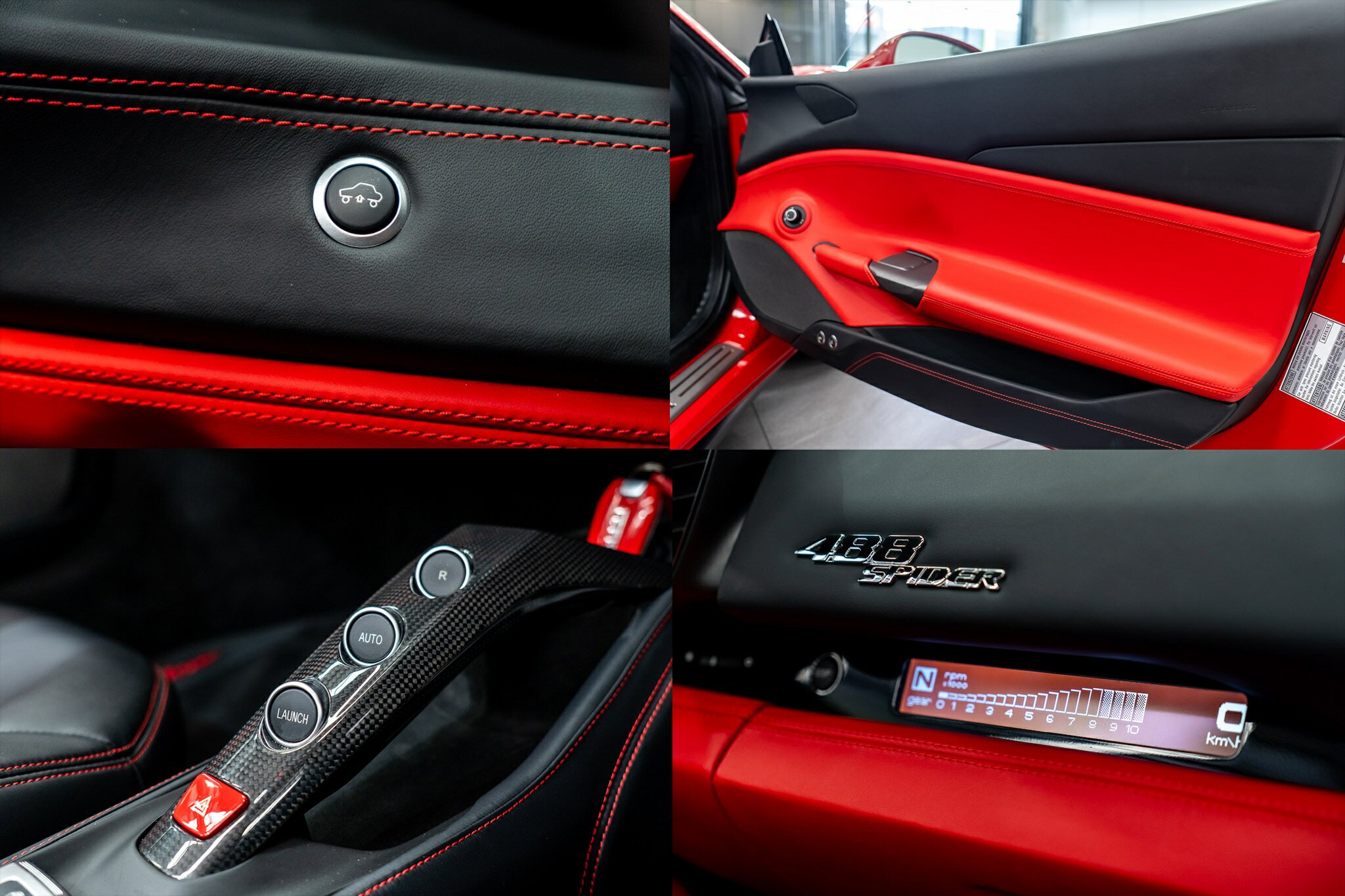2018 FERRARI 488 SPIDER 7 SP AUTO MAN DUAL CLUTCH 2D CONVERTIBLE