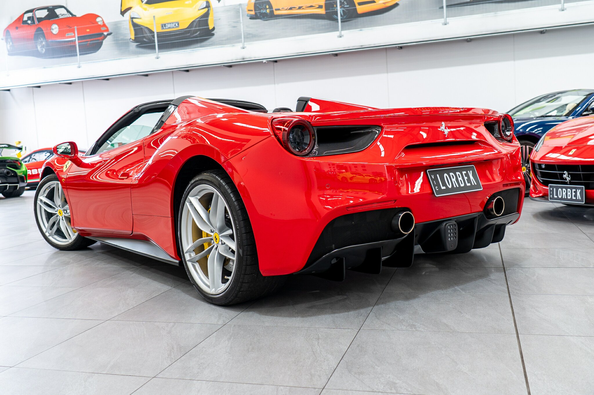2018 FERRARI 488 SPIDER 7 SP AUTO MAN DUAL CLUTCH 2D CONVERTIBLE