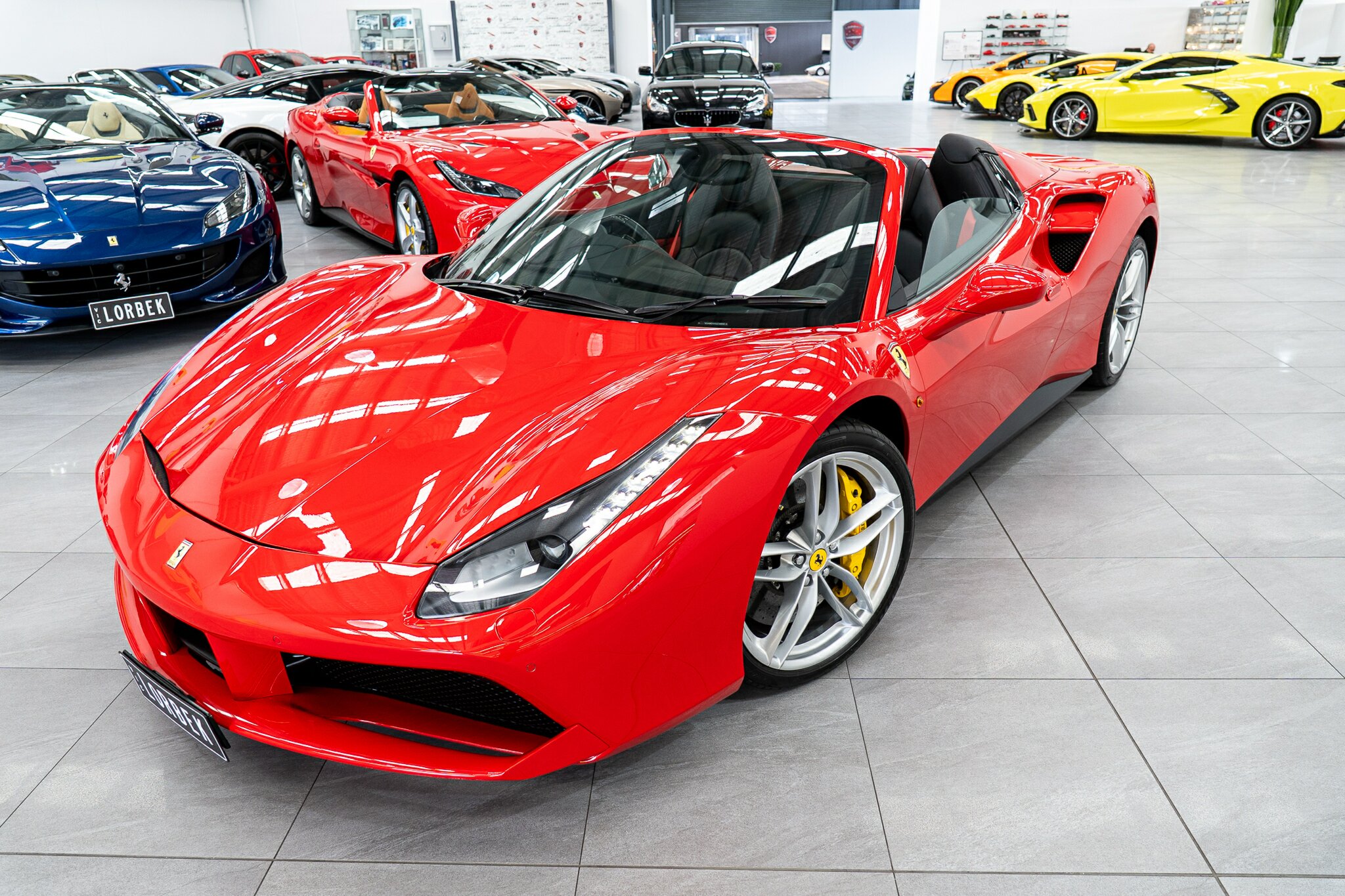 2018 FERRARI 488 SPIDER 7 SP AUTO MAN DUAL CLUTCH 2D CONVERTIBLE