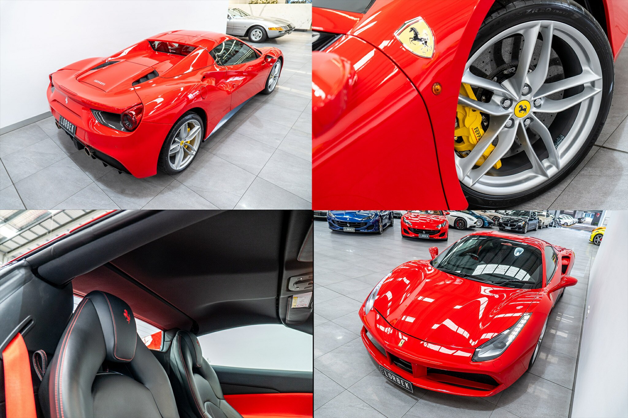 2018 FERRARI 488 SPIDER 7 SP AUTO MAN DUAL CLUTCH 2D CONVERTIBLE