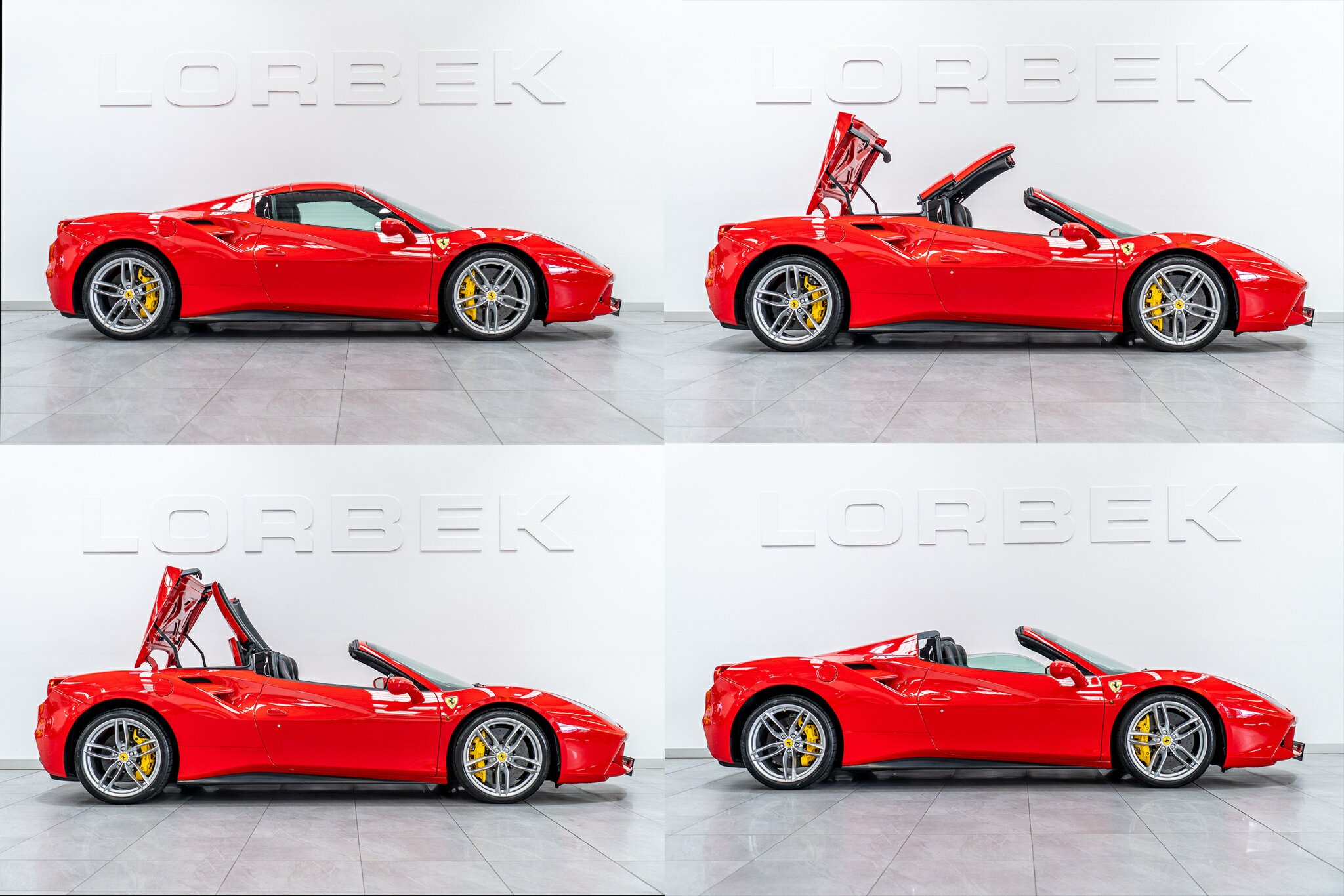 2018 FERRARI 488 SPIDER 7 SP AUTO MAN DUAL CLUTCH 2D CONVERTIBLE